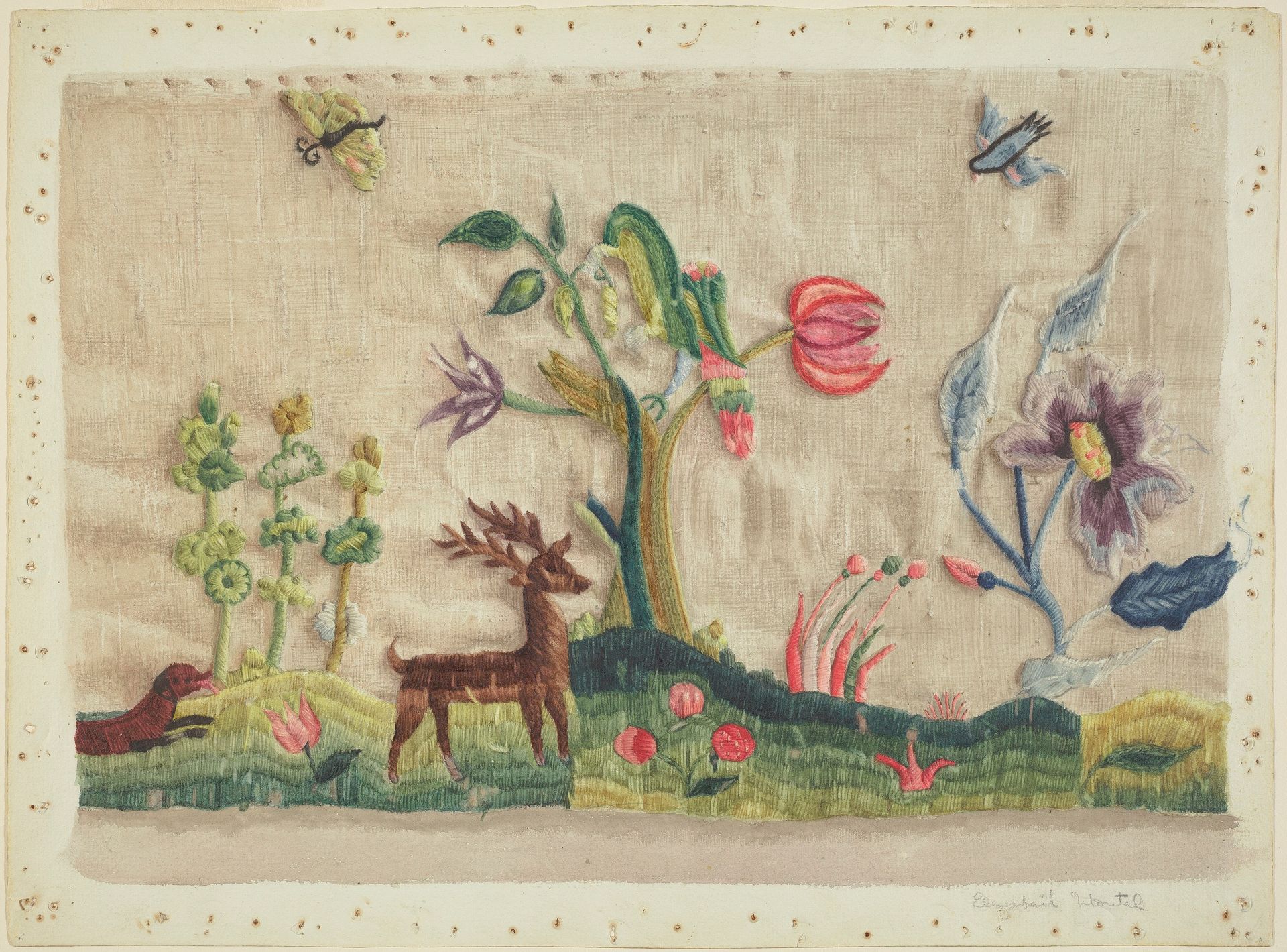 Embroidery by Elizabeth Moutal
