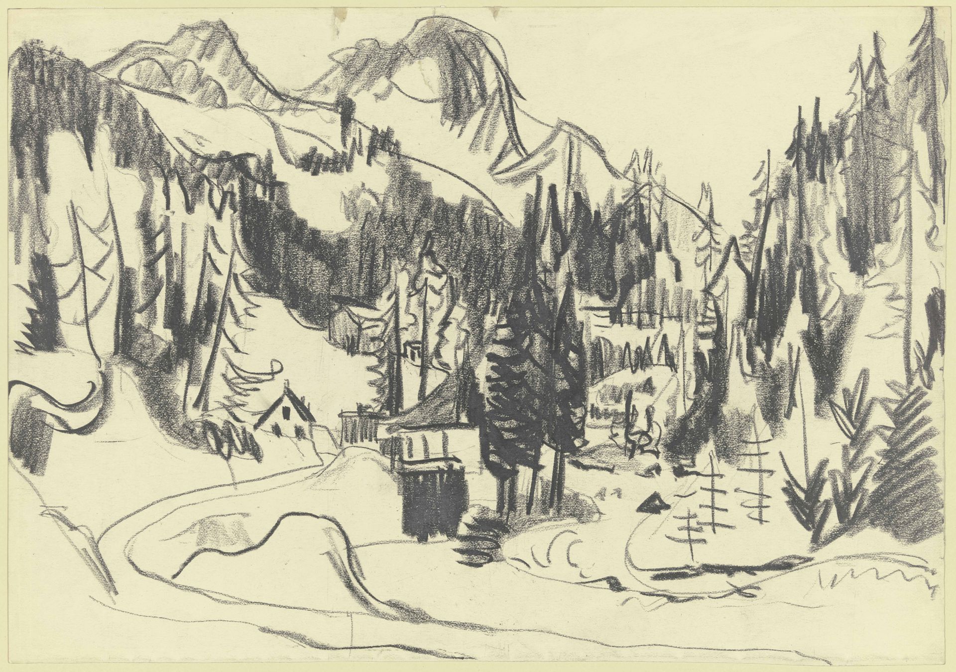 Sertigtal by Ernst Ludwig Kirchner