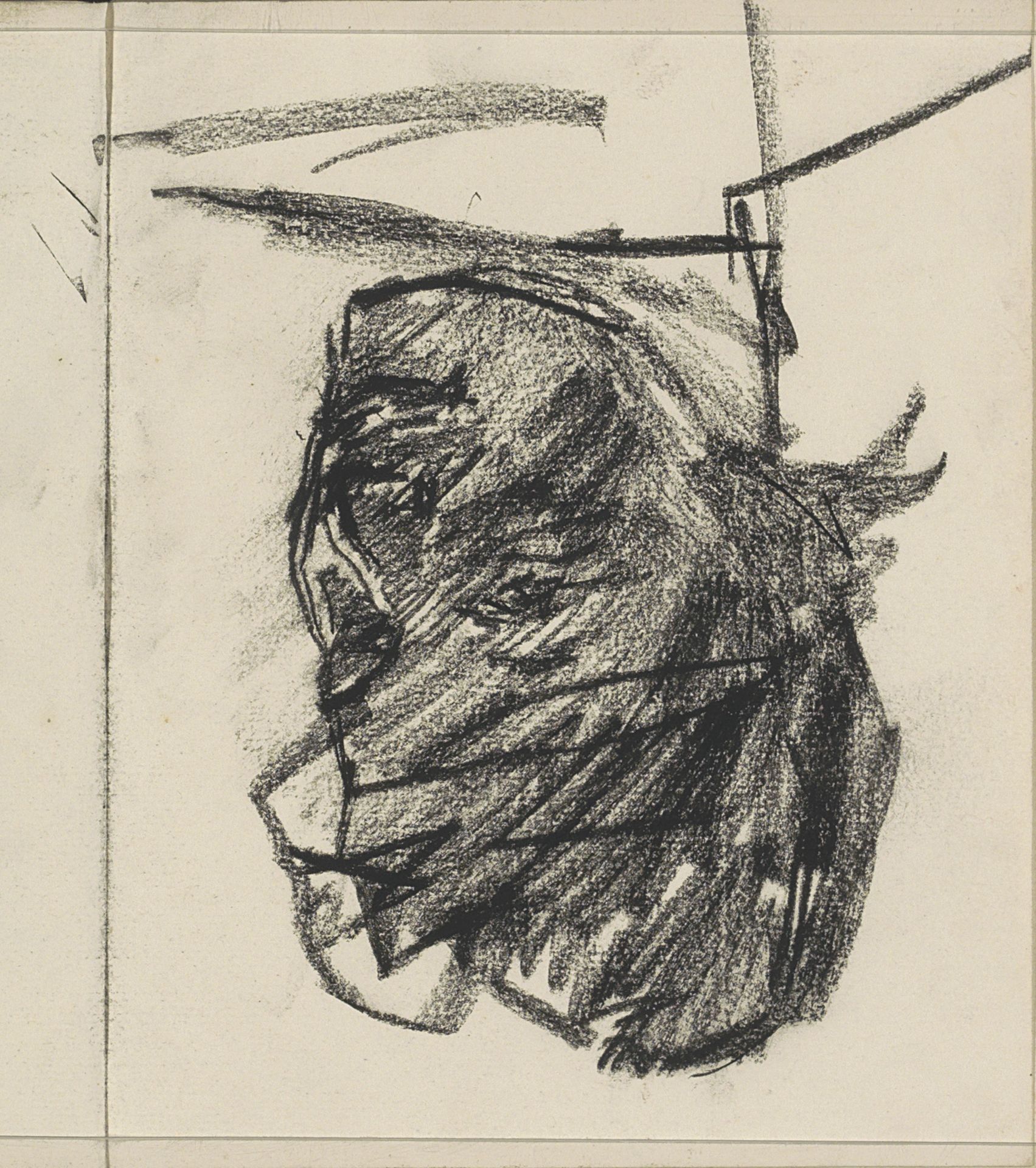 Vrouwenhoofd by Isaac Israels