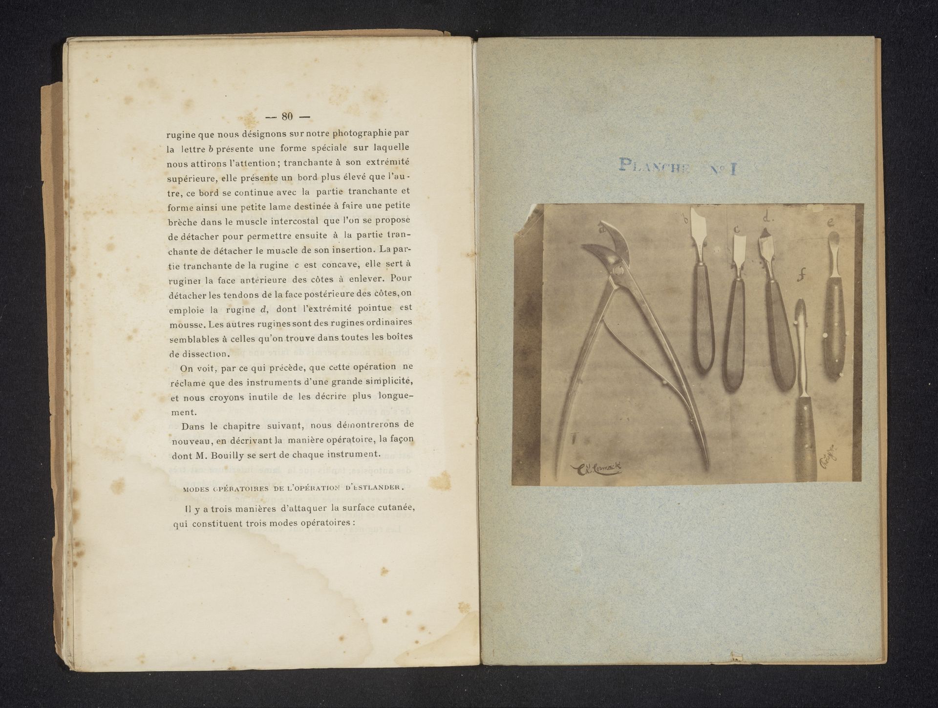 Zes medische instrumenten by Charles Edward Cormack
