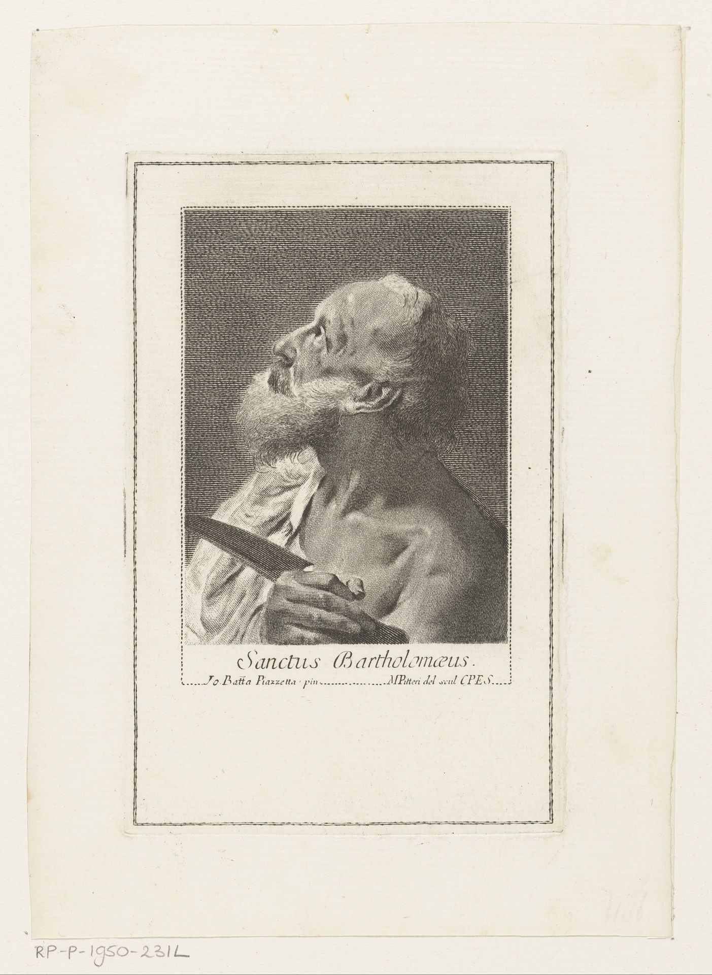Apostel Bartolomeüs by Giovanni Marco Pitteri