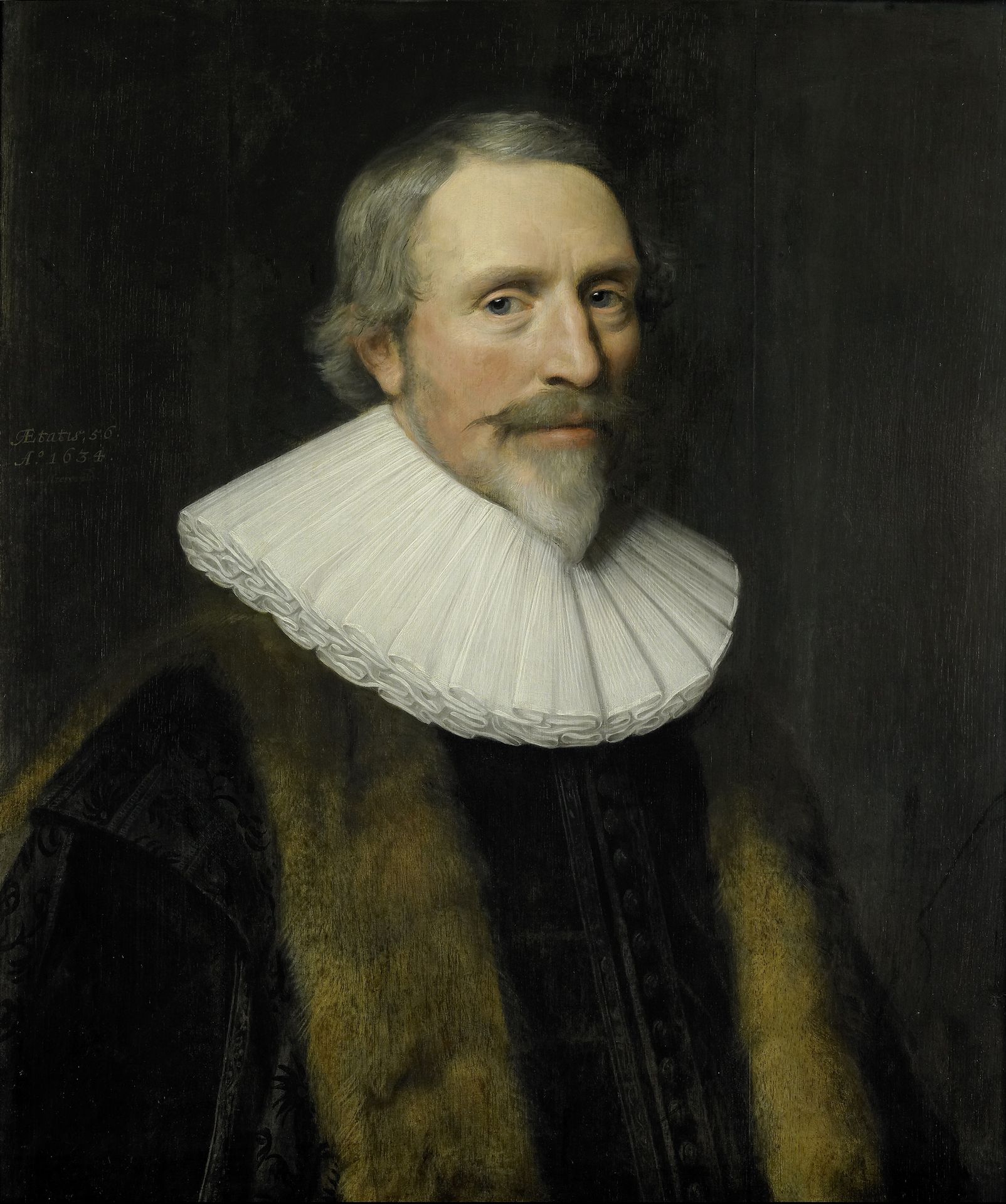Portrait of Jacob Cats (1577-1660) by Michiel Jansz. van Mierevelt