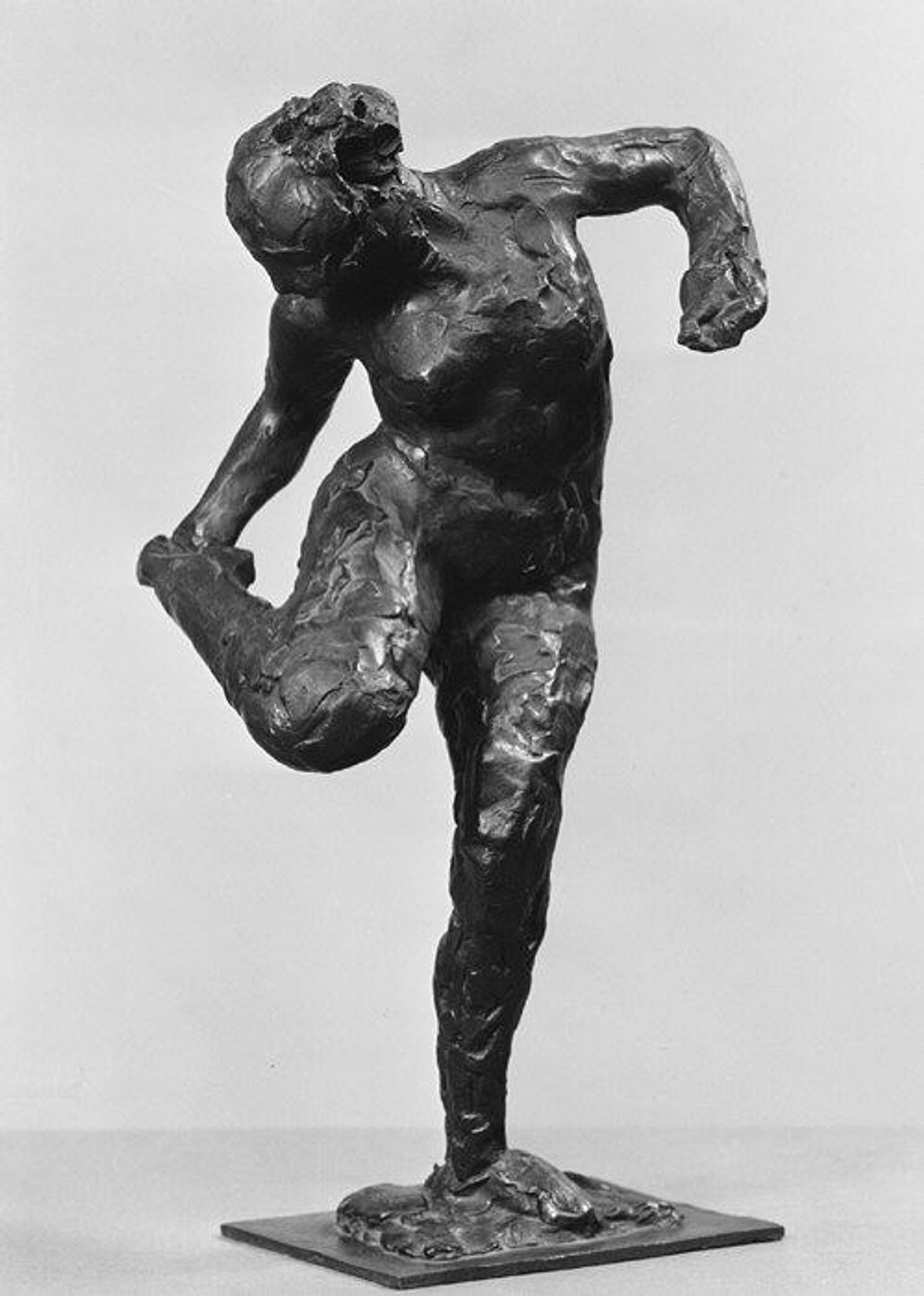 Dancer Looking at the Sole of Her Right Foot (Second State) by Edgar Degas