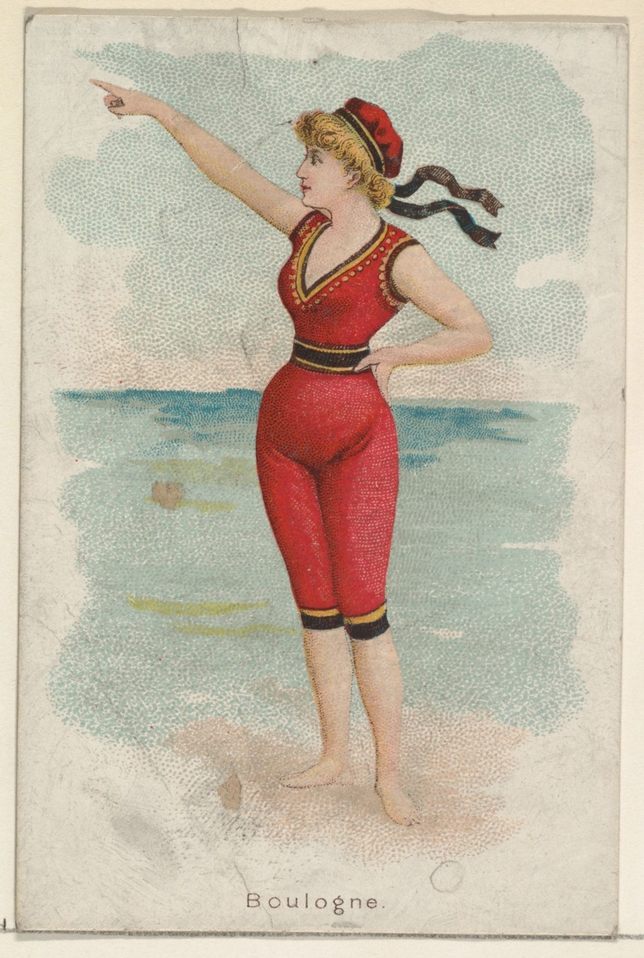 Boulogne, from the Beautiful Bathers series (N192) issued by Wm. S. Kimball & Co. by William S. Kimball & Company