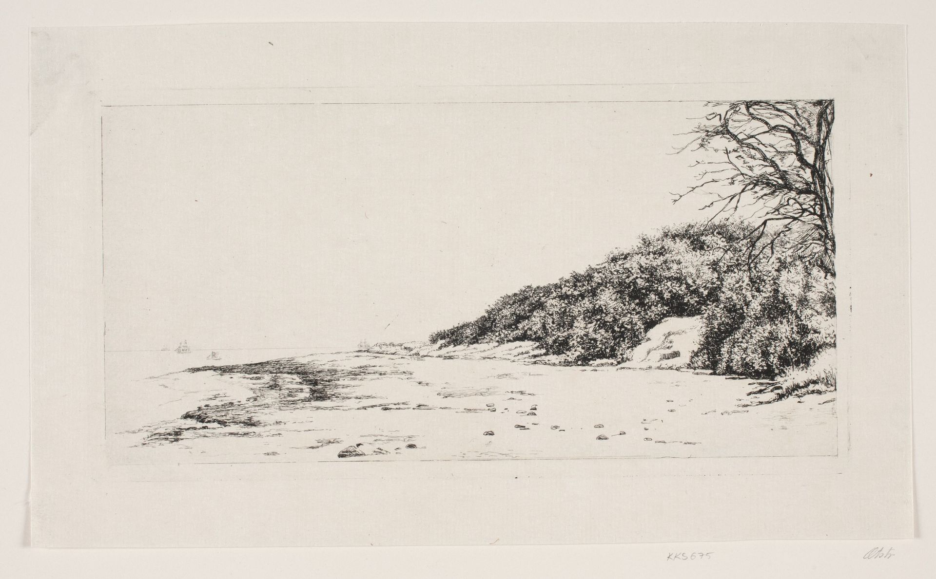 Skrænten ved Havet by Carl Bloch