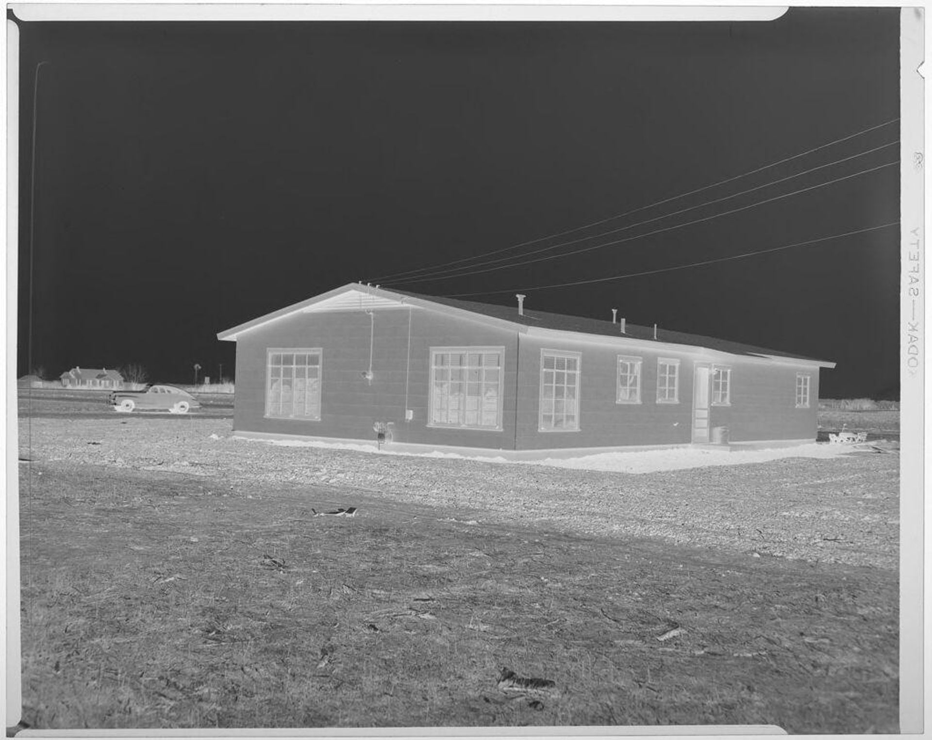 Untitled (view of house from back) by Harry Annas