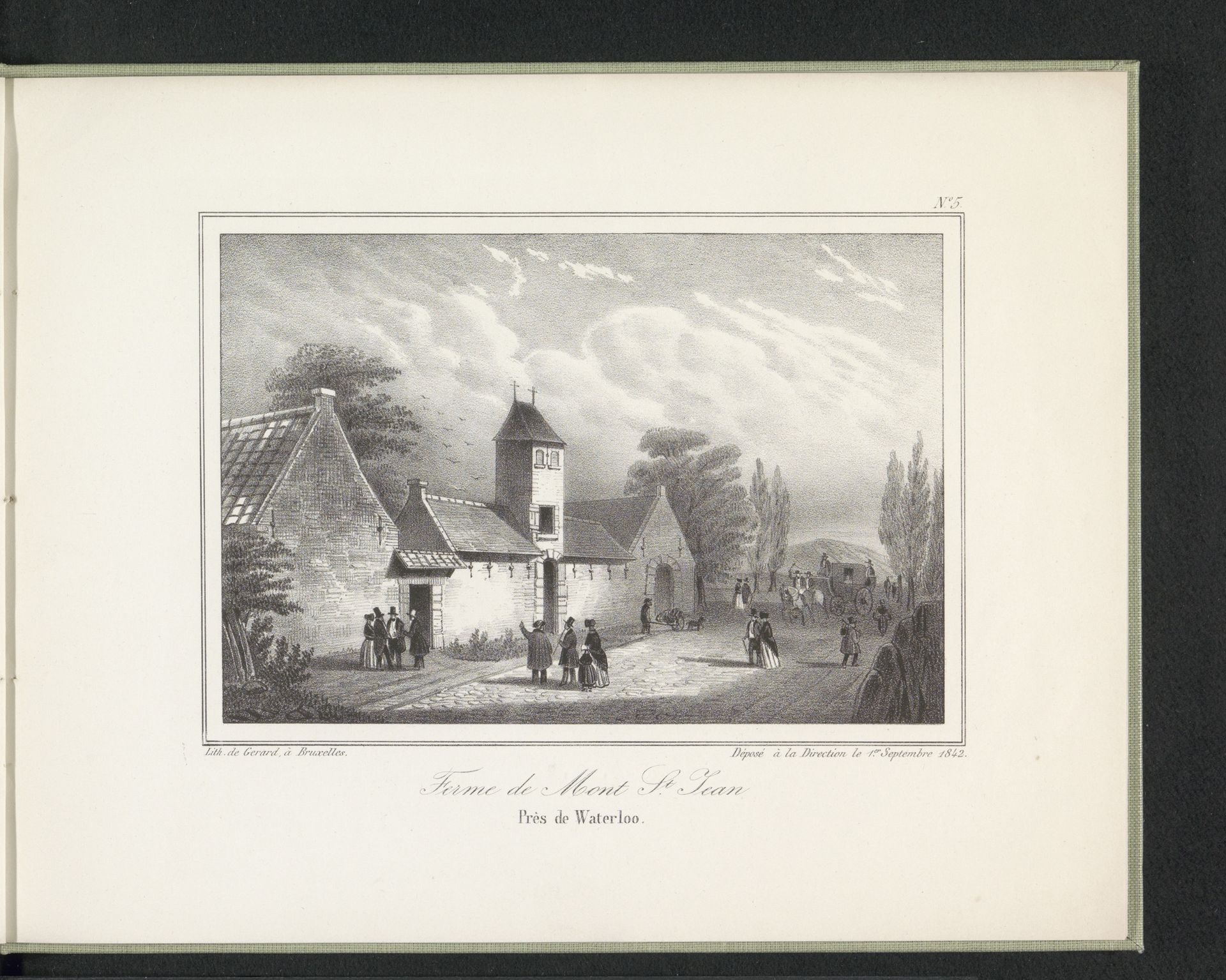 Hoeve in Mont-Saint-Jean by H. Gérard
