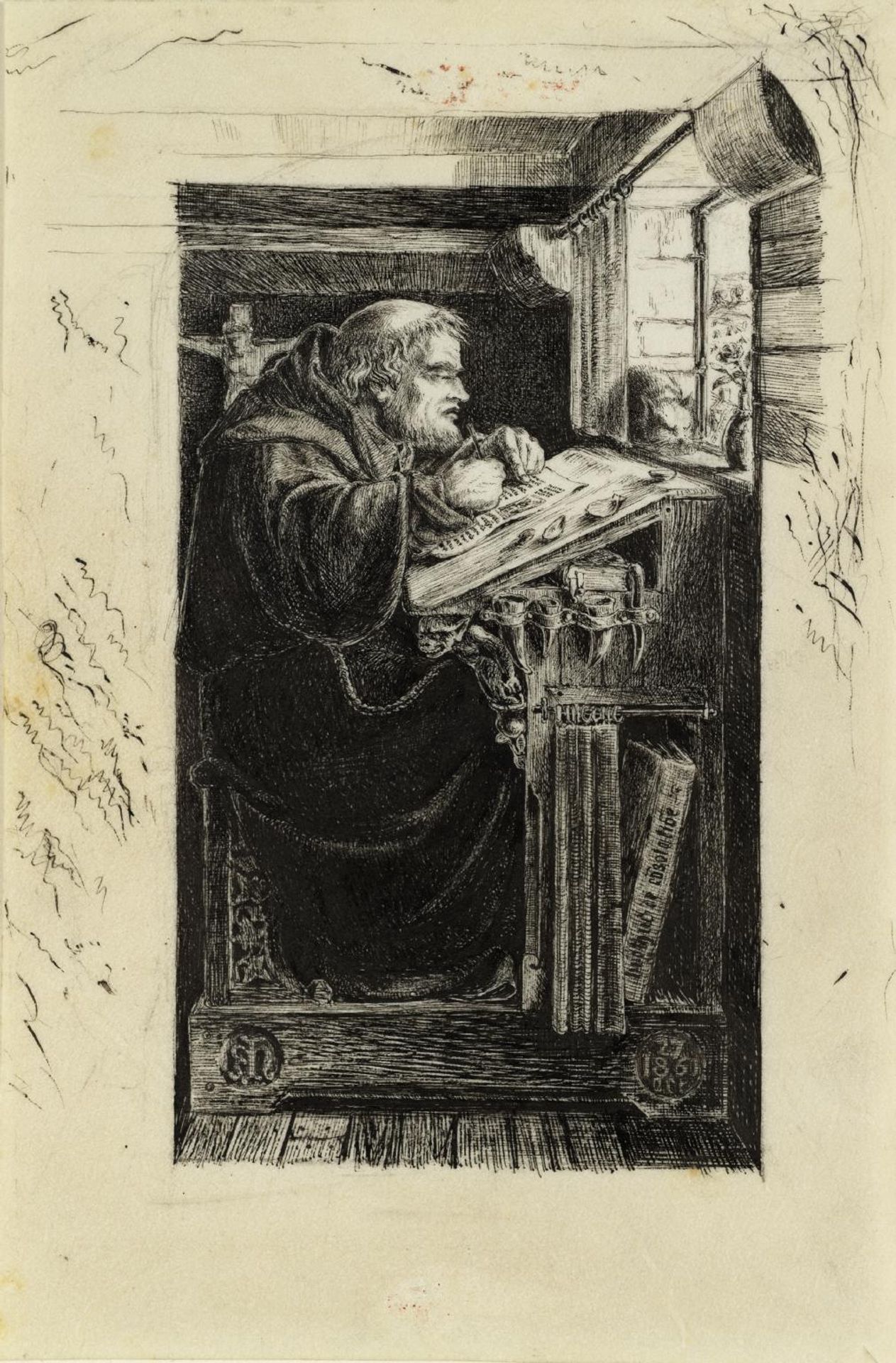 The Monk by  Sir Richard Rivington Holmes