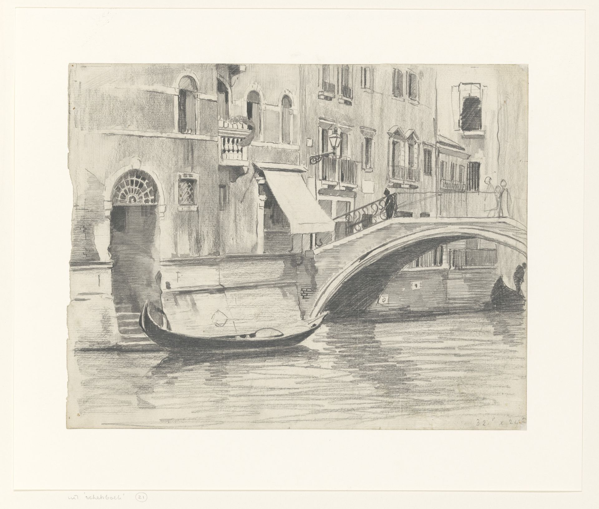 Gezicht in Venetië by Willem Witsen