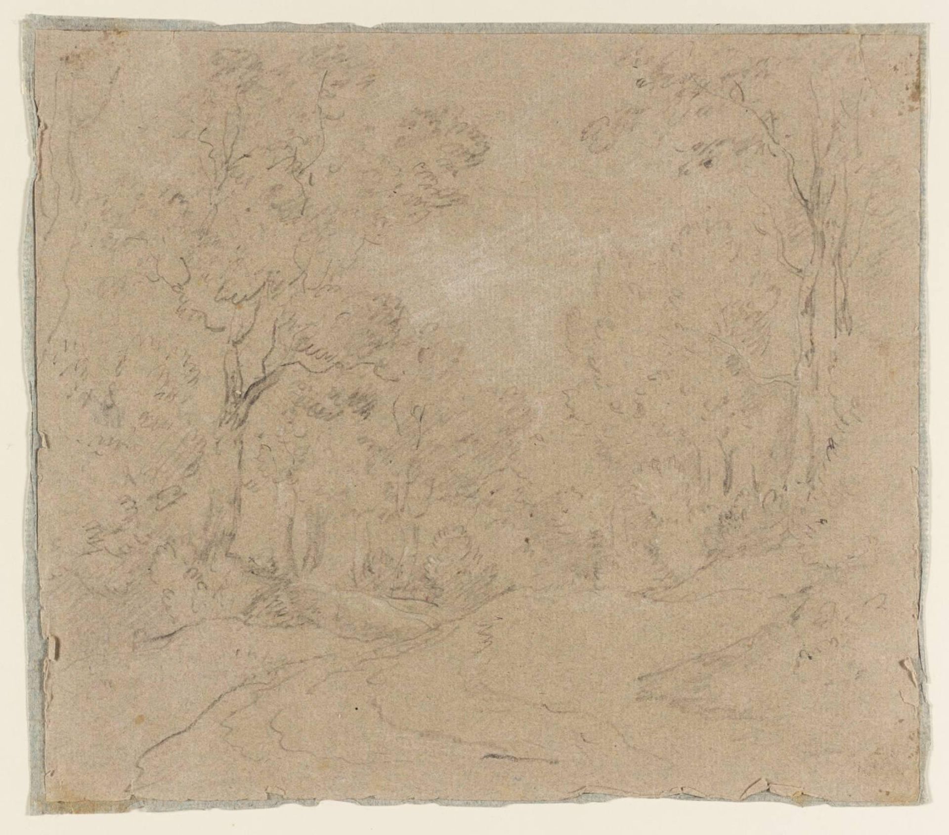 A Road through a Wood by Thomas Gainsborough