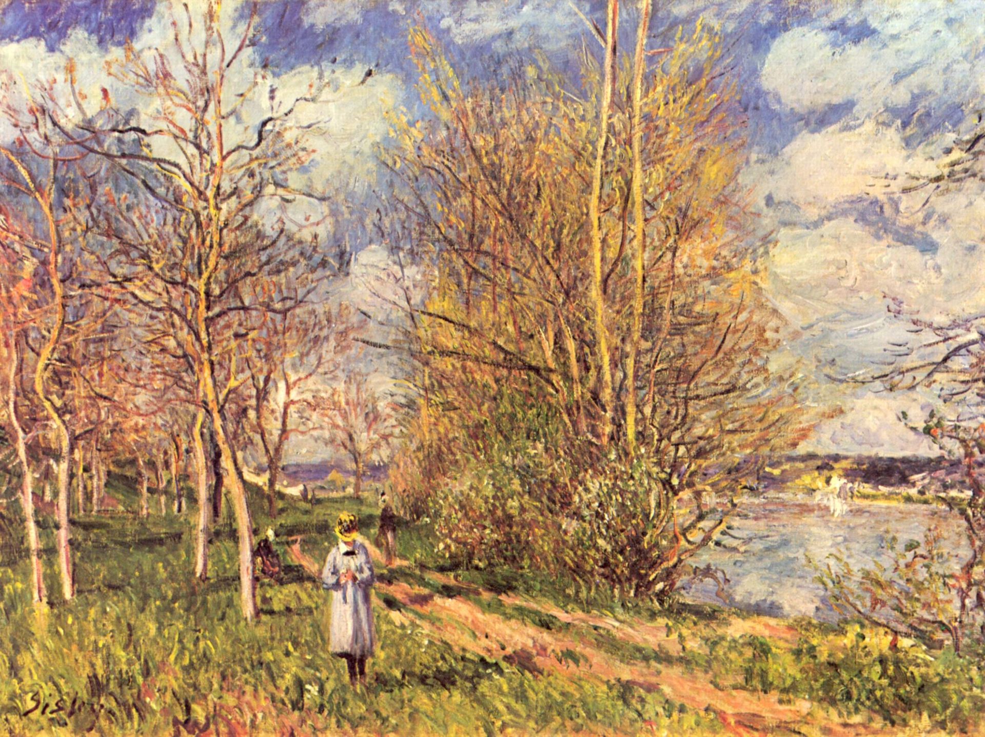 Small Meadows in Spring by Alfred Sisley