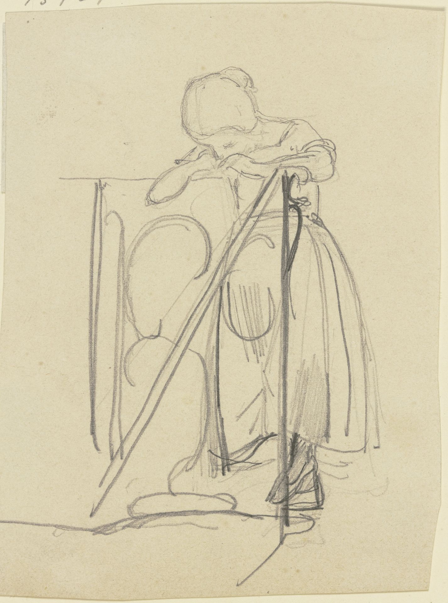 Girl at the banister by Philipp Rumpf