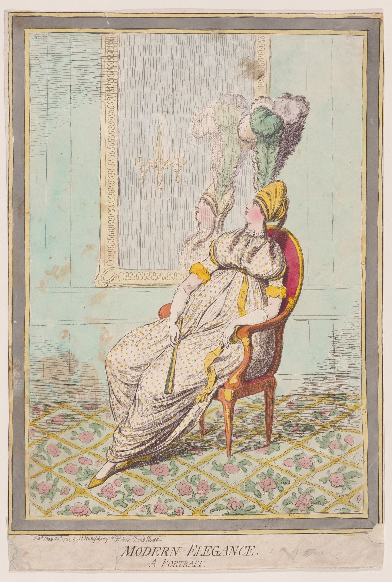 Modern Elegance, a Portrait by James Gillray