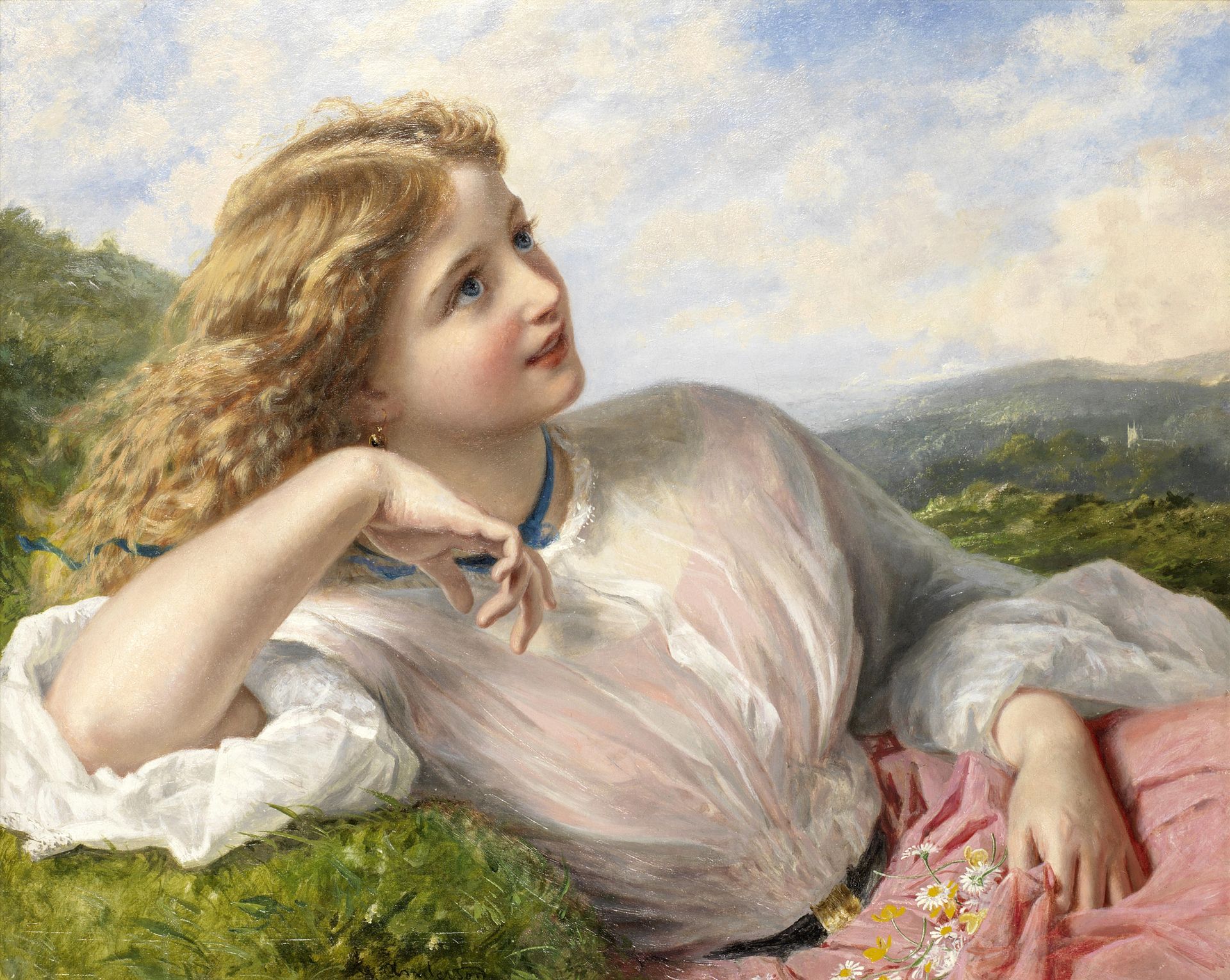 The Song of the Lark by Sophie Gengembre Anderson