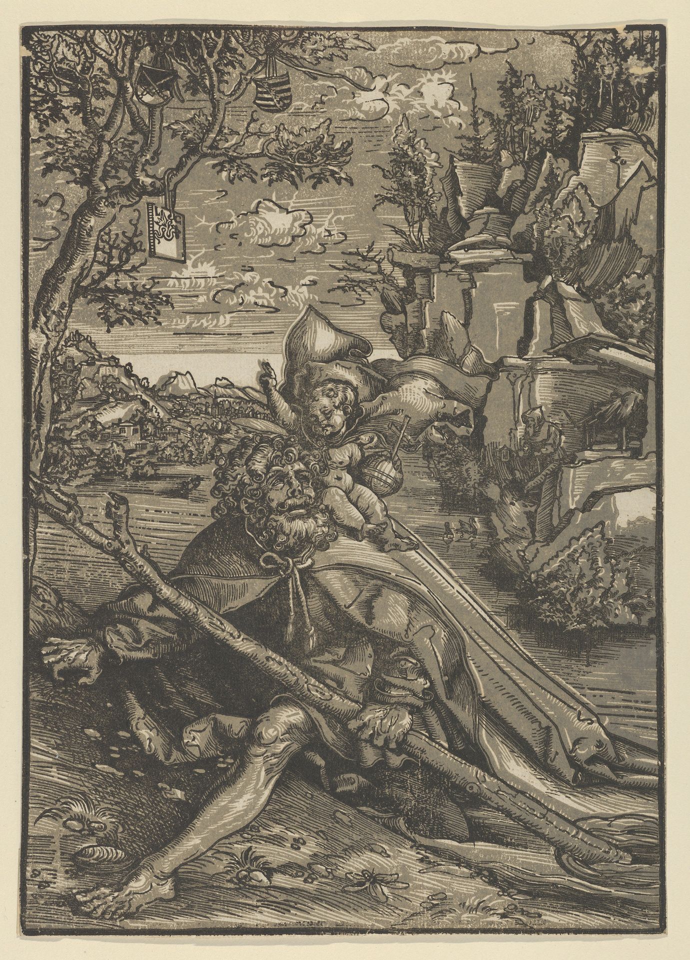 Saint Christopher by Lucas Cranach the Elder
