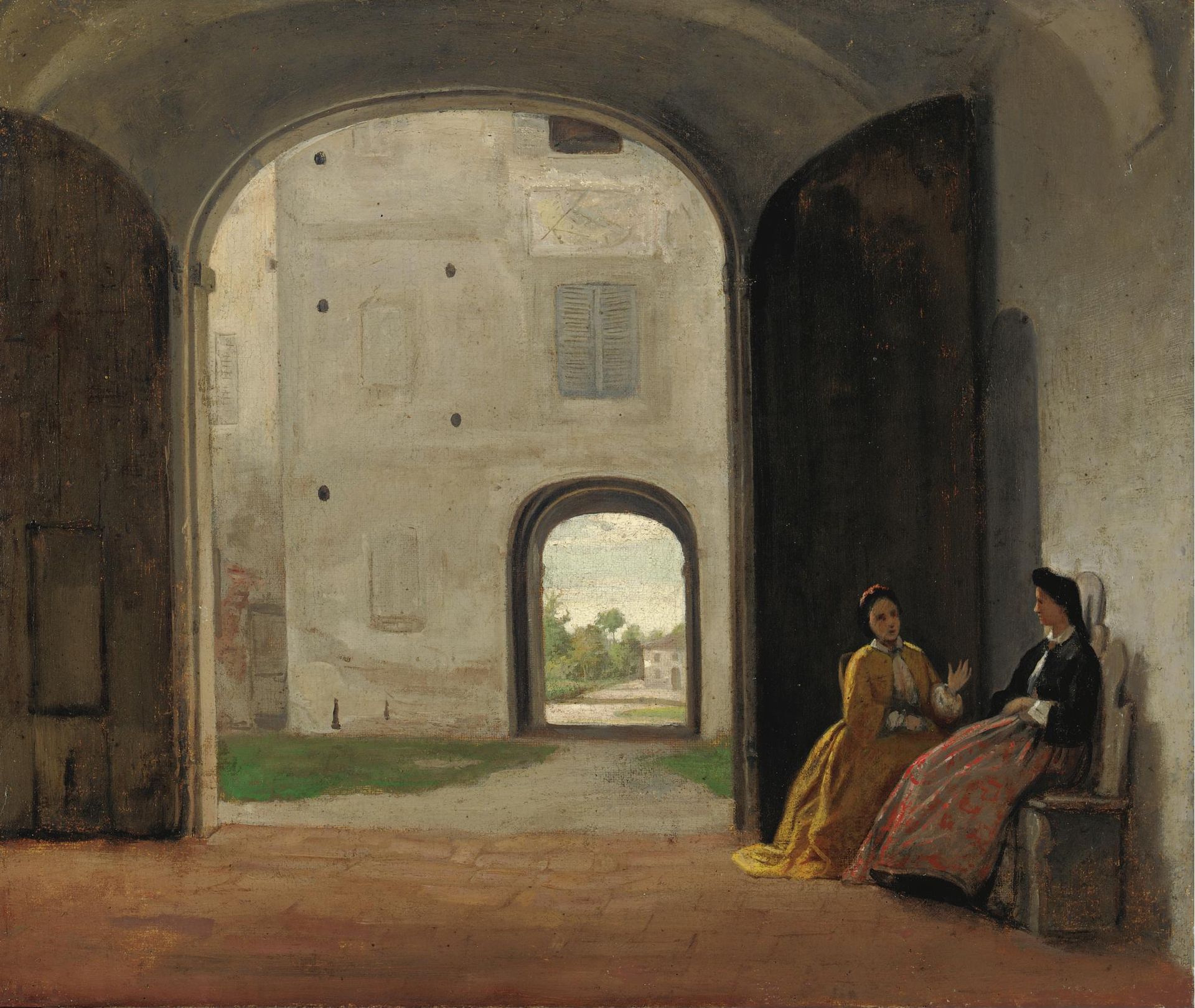 The conversation by Silvestro Lega