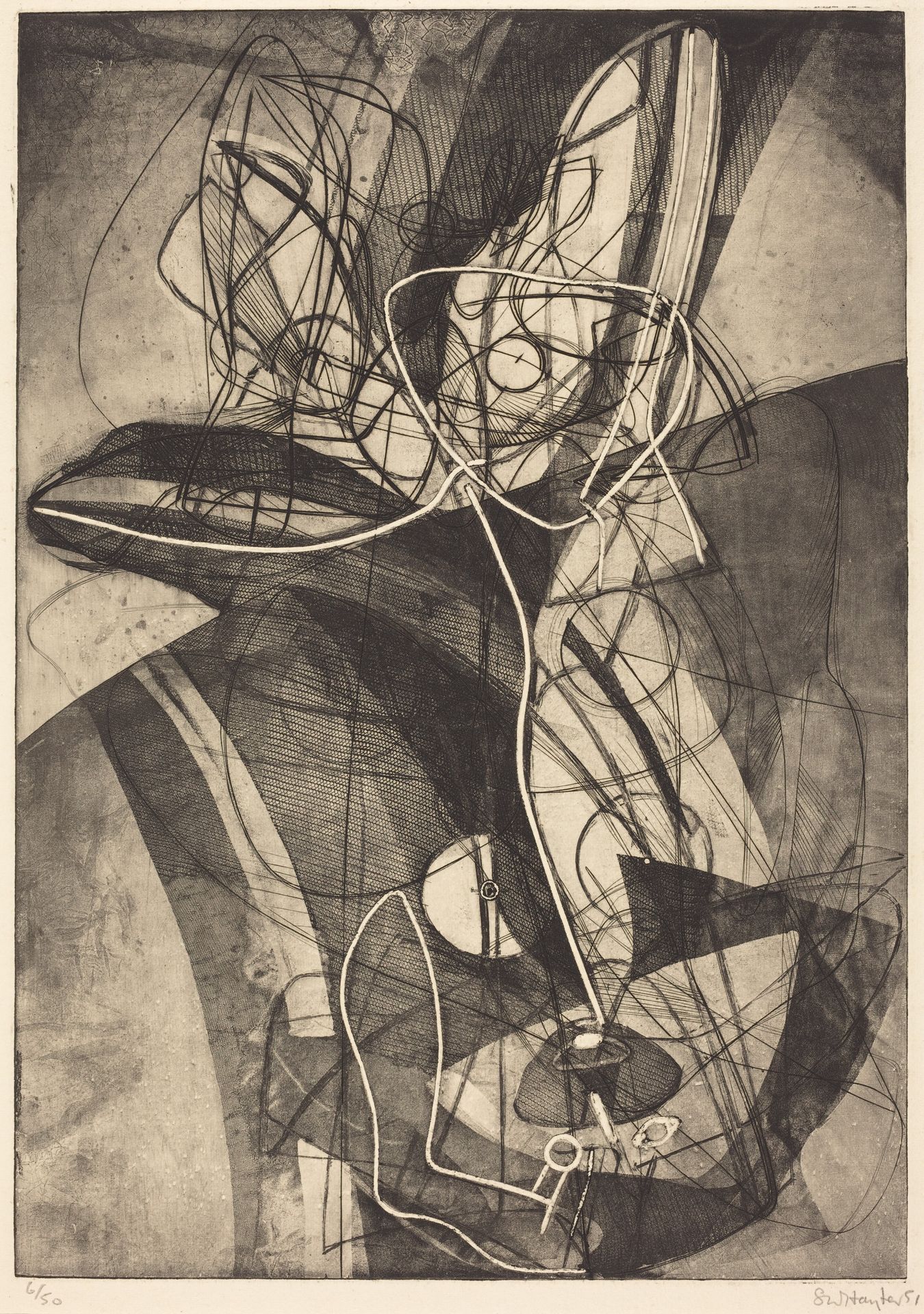Trois personnages (Three Figures) by Stanley William Hayter