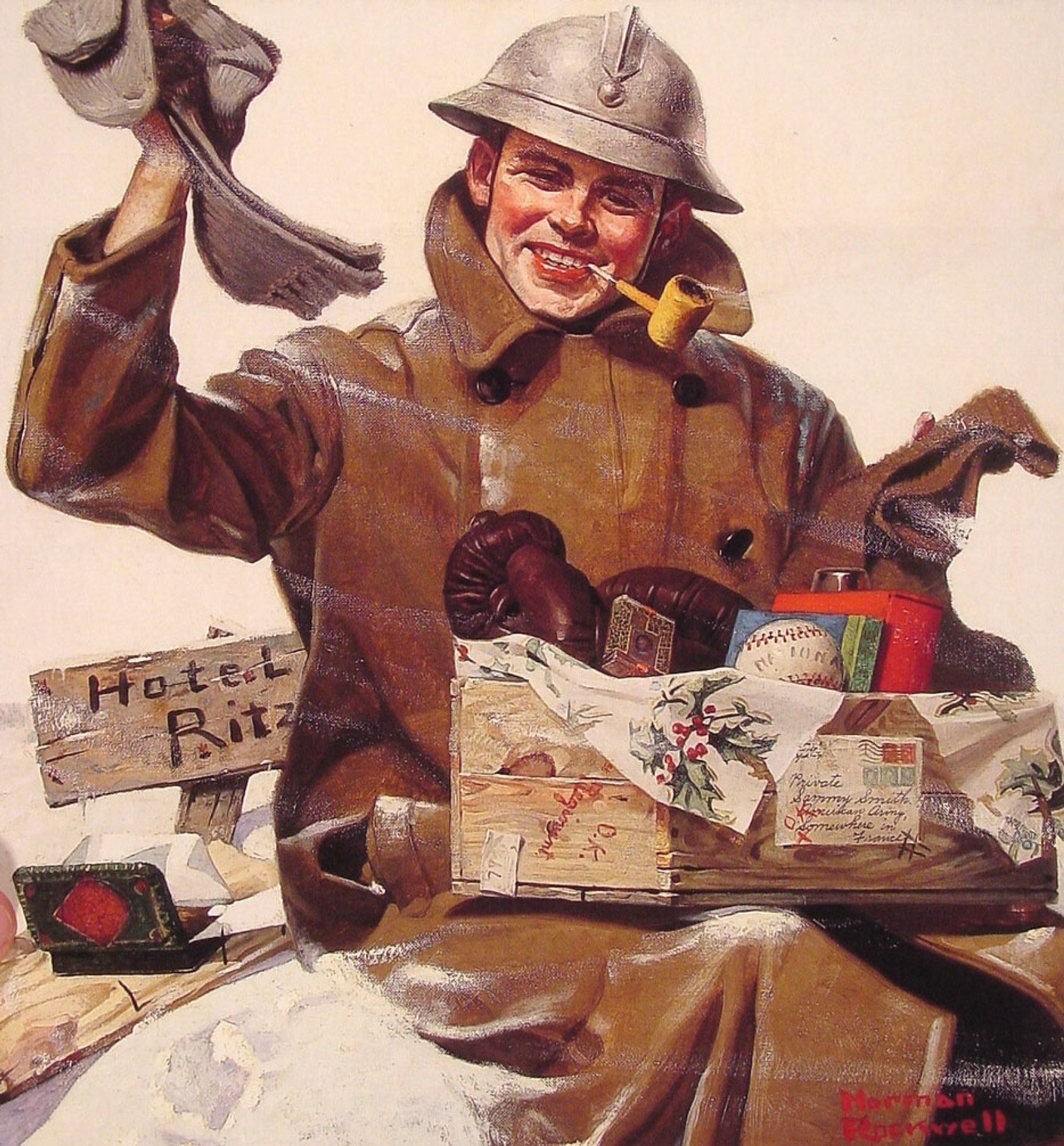 They Remembered Me by Norman Rockwell