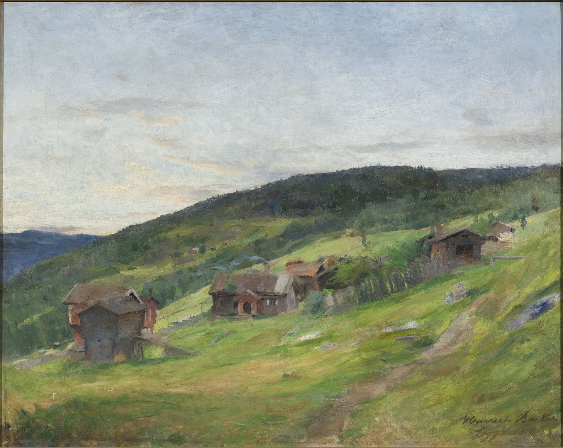 Landscape, Eggedal by Harriet Backer