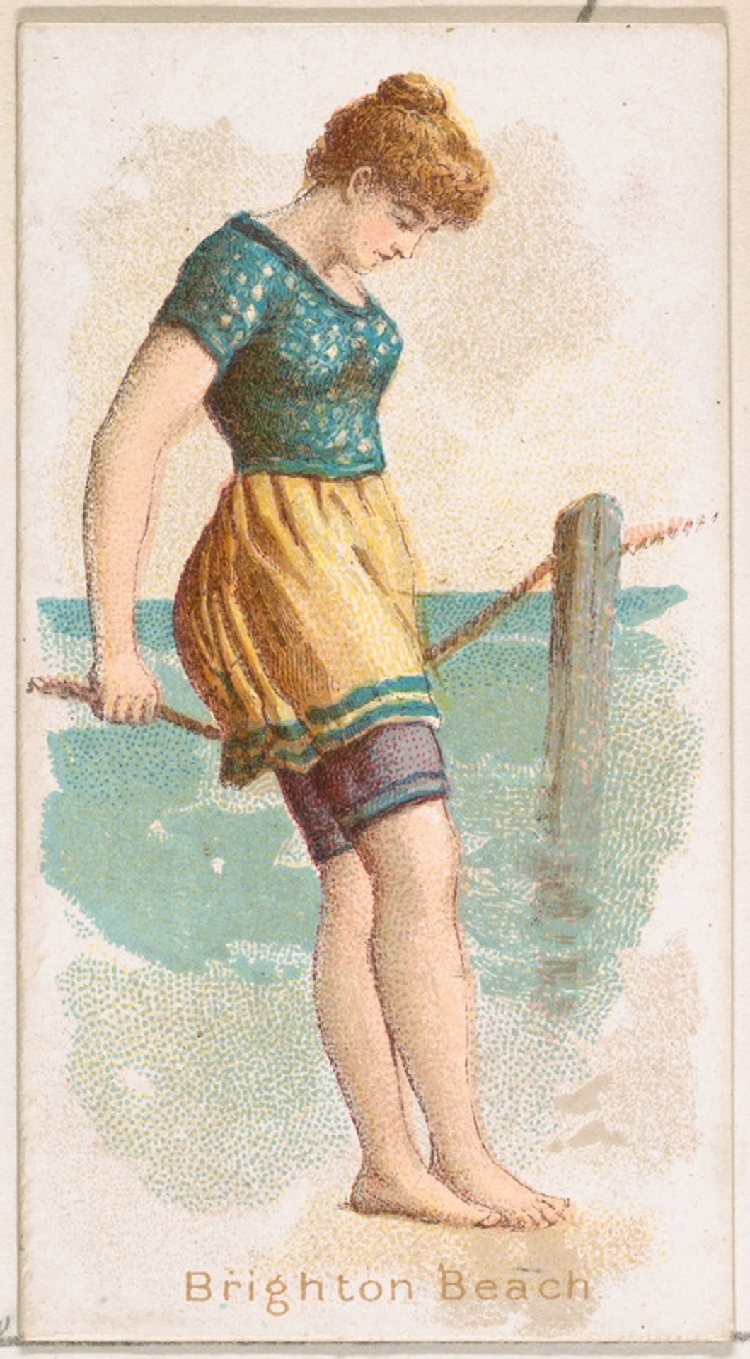 Brighton Beach, from the Fancy Bathers series (N187) issued by Wm. S. Kimball & Co. by William S. Kimball & Company