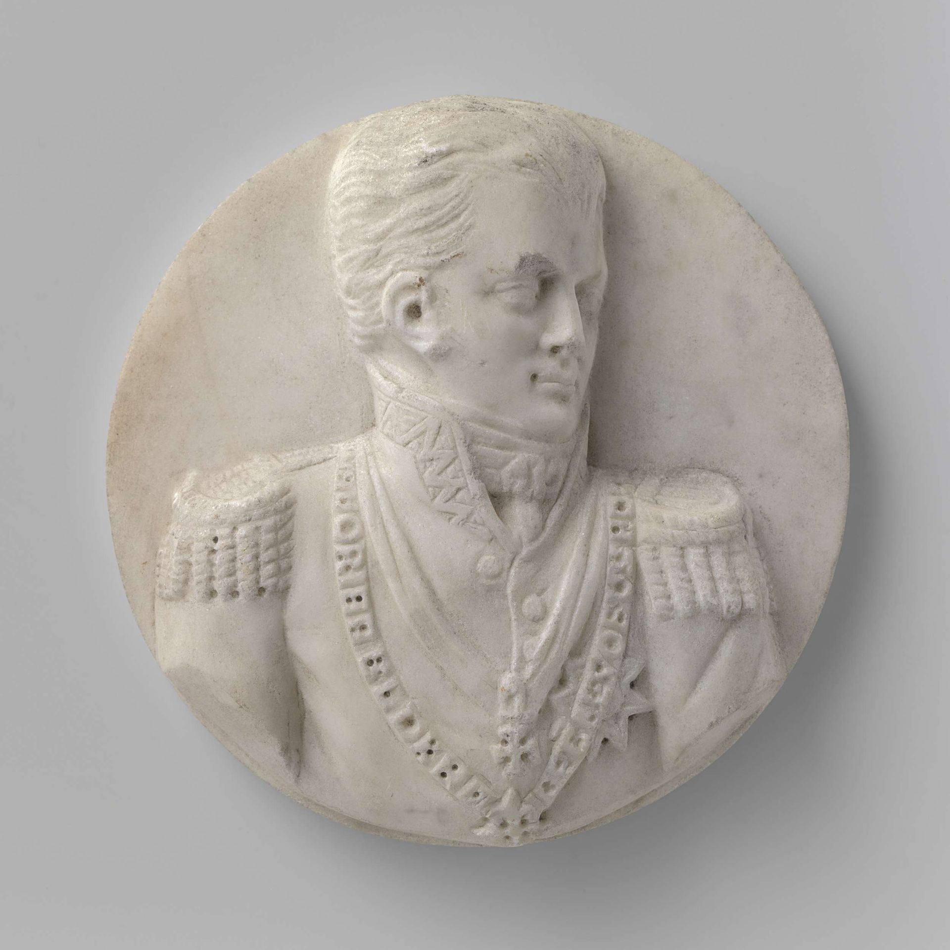 Medaillonportret van Willem Frederik George Lodewijk (1792-1849), de latere koning Willem II by Anonymous