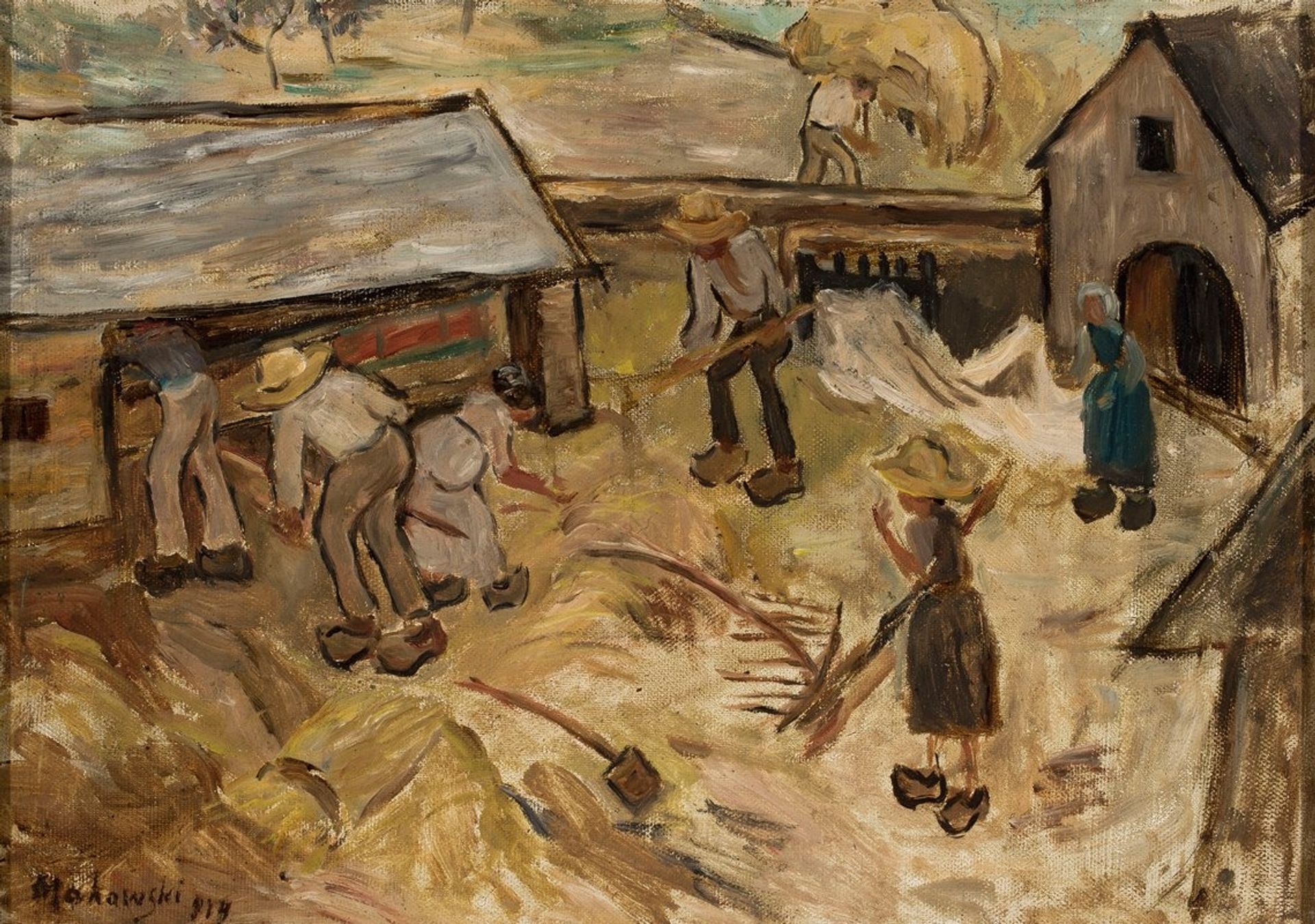 Żniwa by Tadeusz Makowski