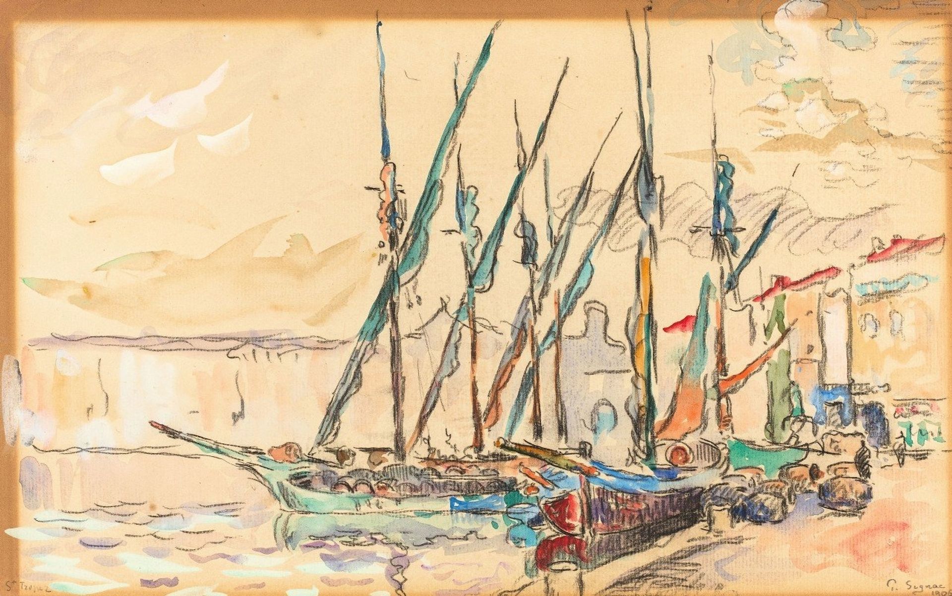 St Tropez by Paul Signac