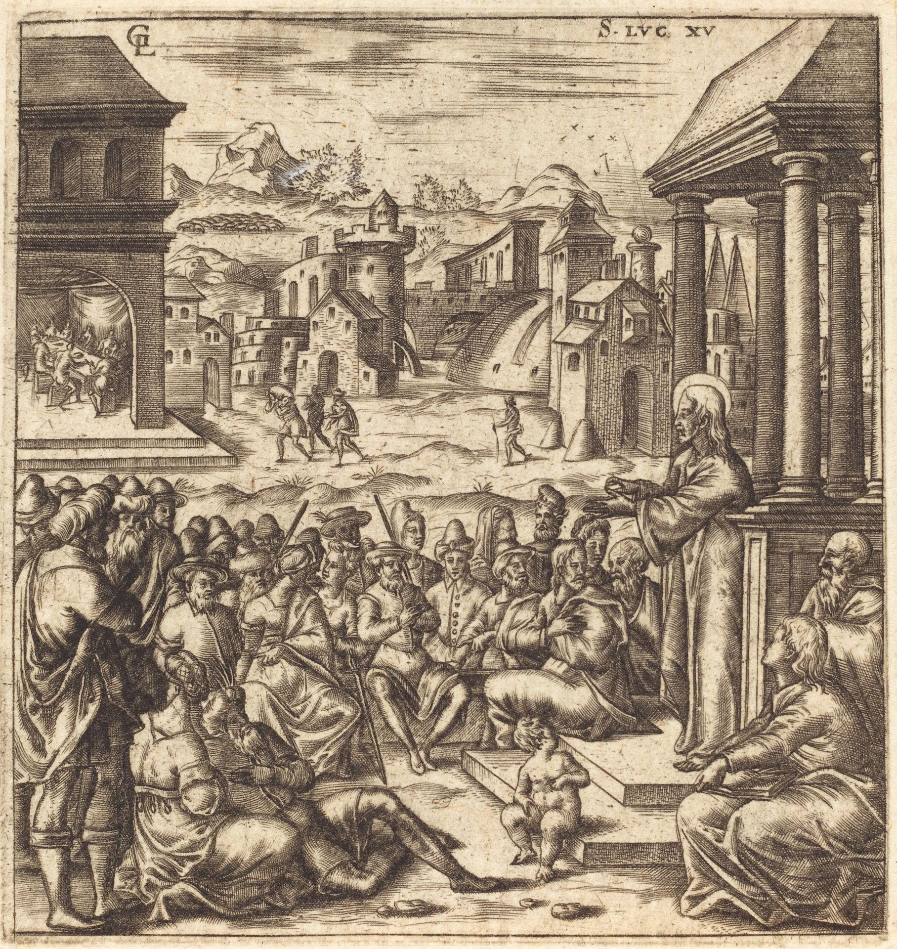 The Parables of the Lost Sheep, the Woman with Pieces of Silver and the Prodigal Son by Léonard Gaultier