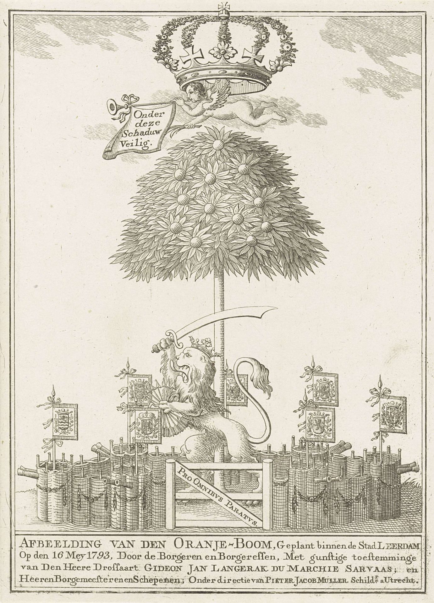 Oranjeboom te Leerdam, 1793 by Anonymous