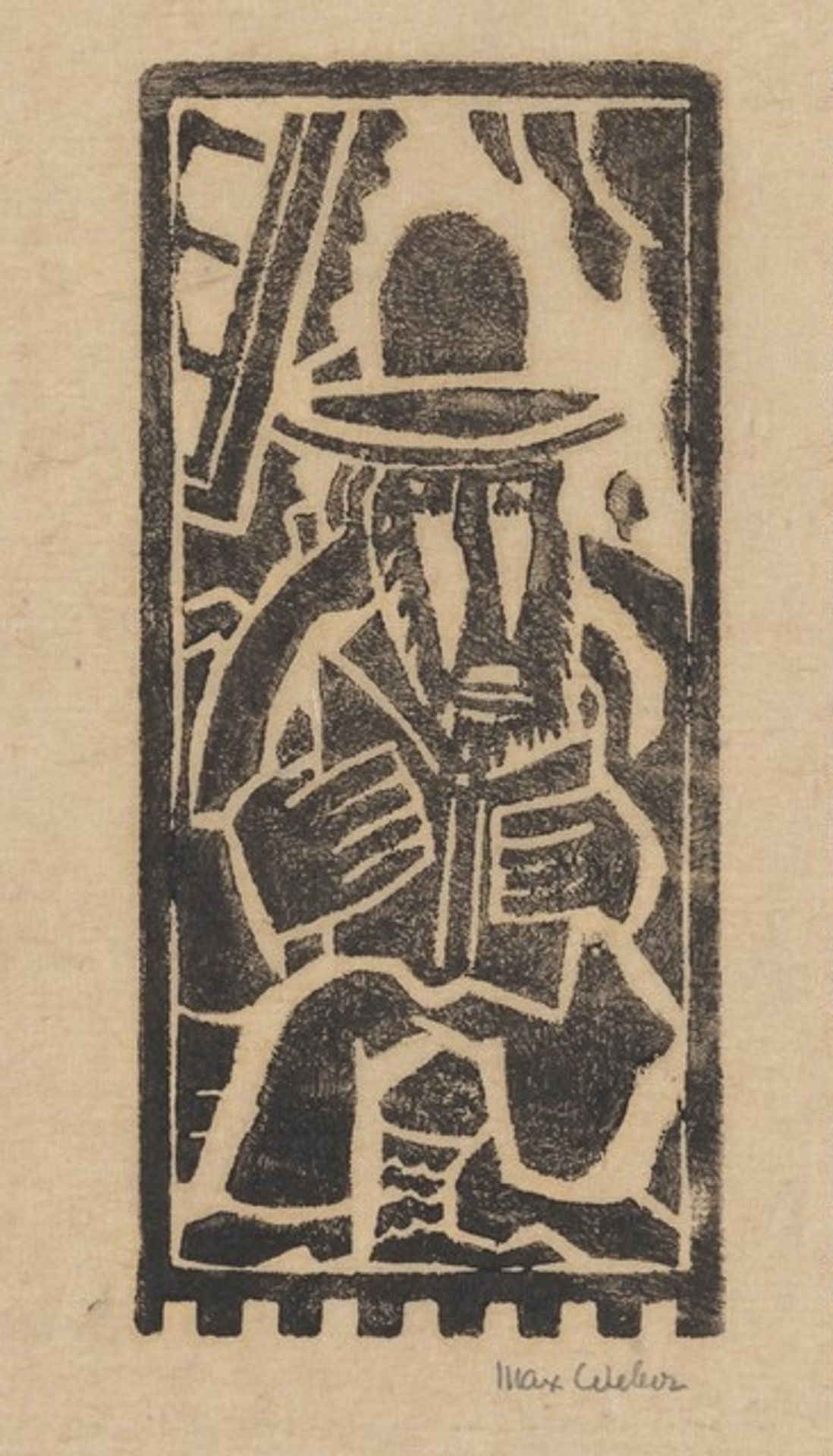 Rabbi Reading by Max Weber