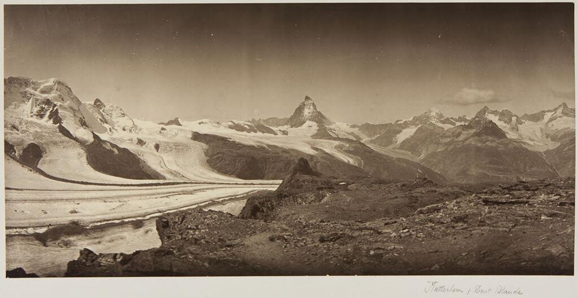 Matterhorn, Monte-Rosa Massif by Adolphe Braun