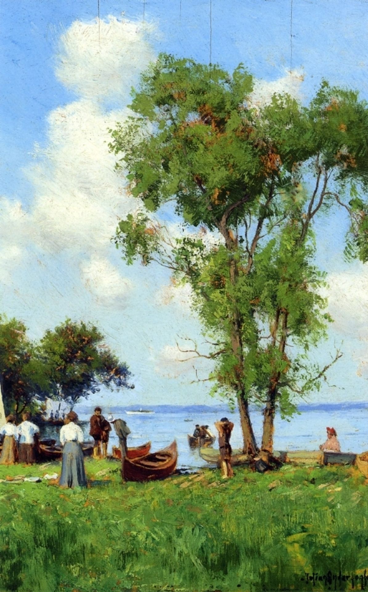 A Thousand Islands, St. Lawrence River by Robert Julian Onderdonk
