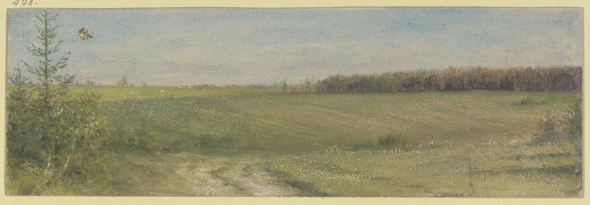 Green field by Wilhelm Amandus Beer