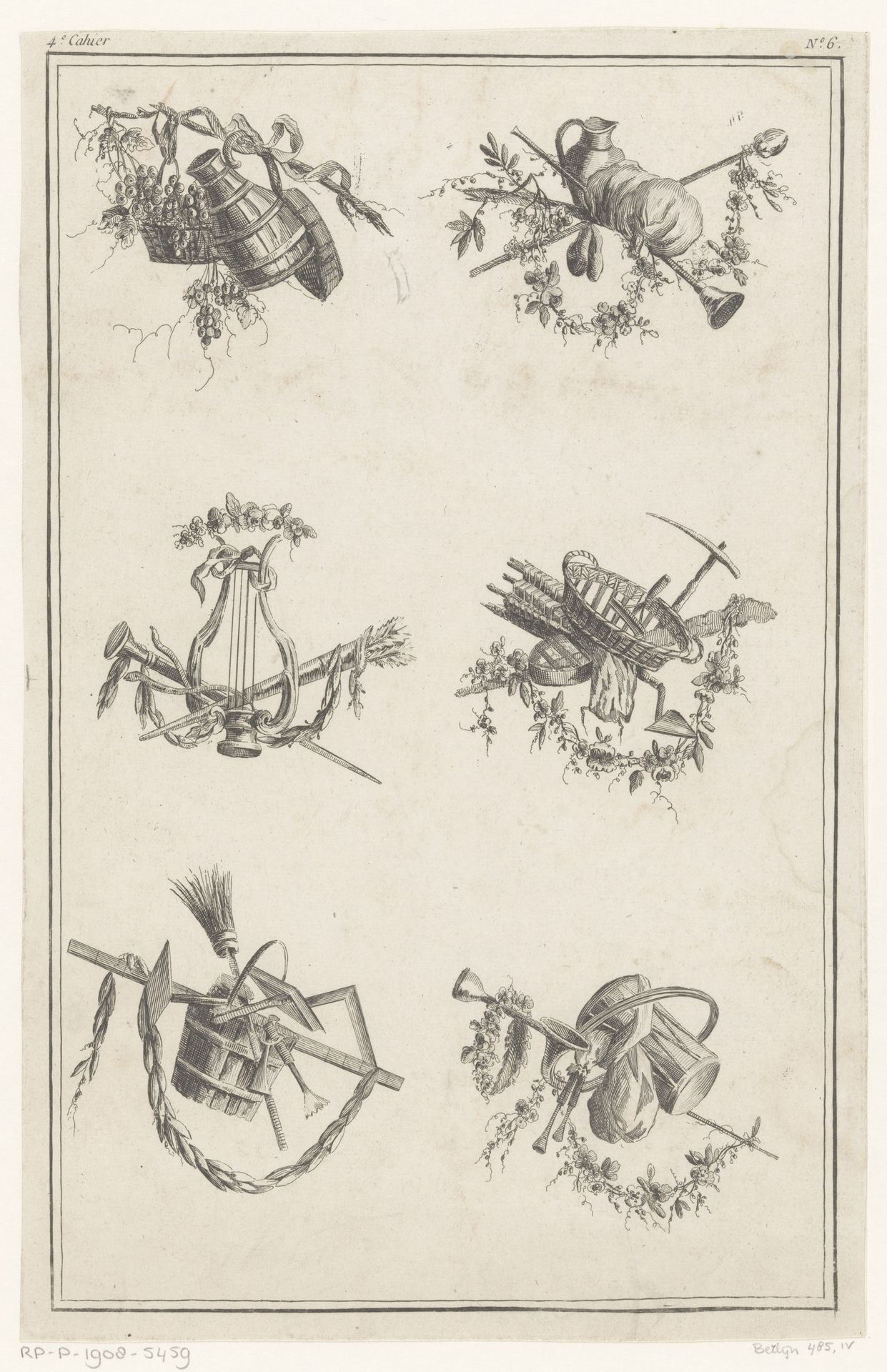 Trofeeën met agrarische objecten by Jacques Juillet