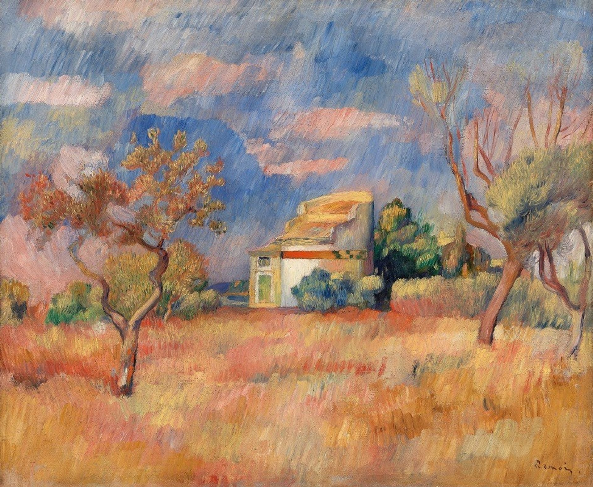 Dovecote at Bellevue by Pierre-Auguste Renoir