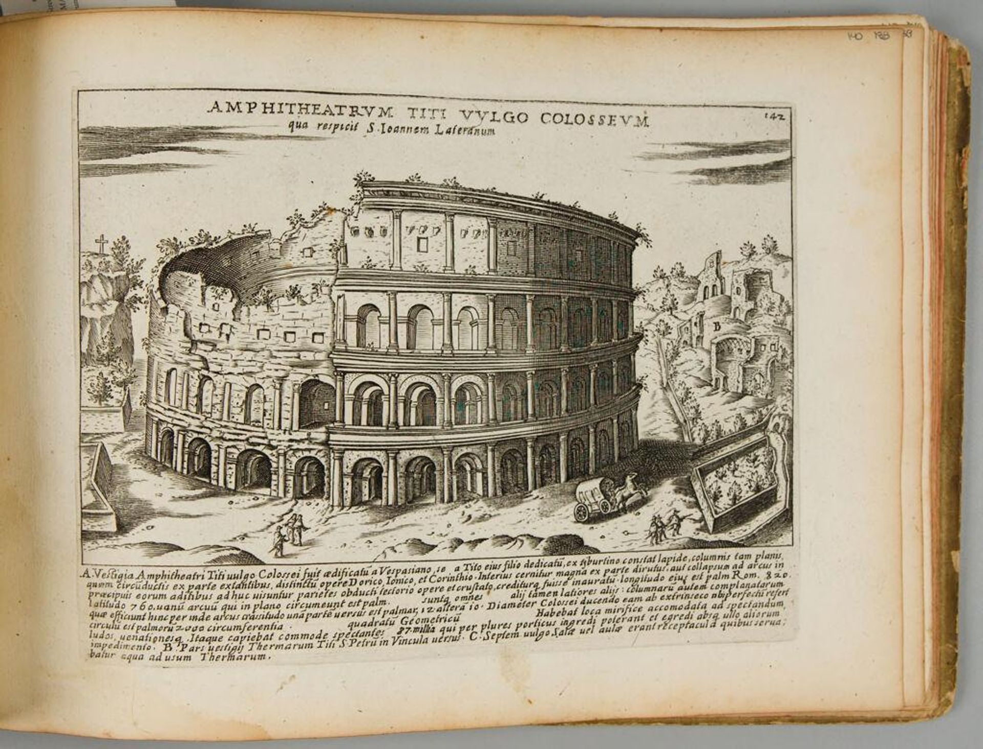 The Amphitheater of Vespasian, known as the Colosseum by Giacomo Lauro