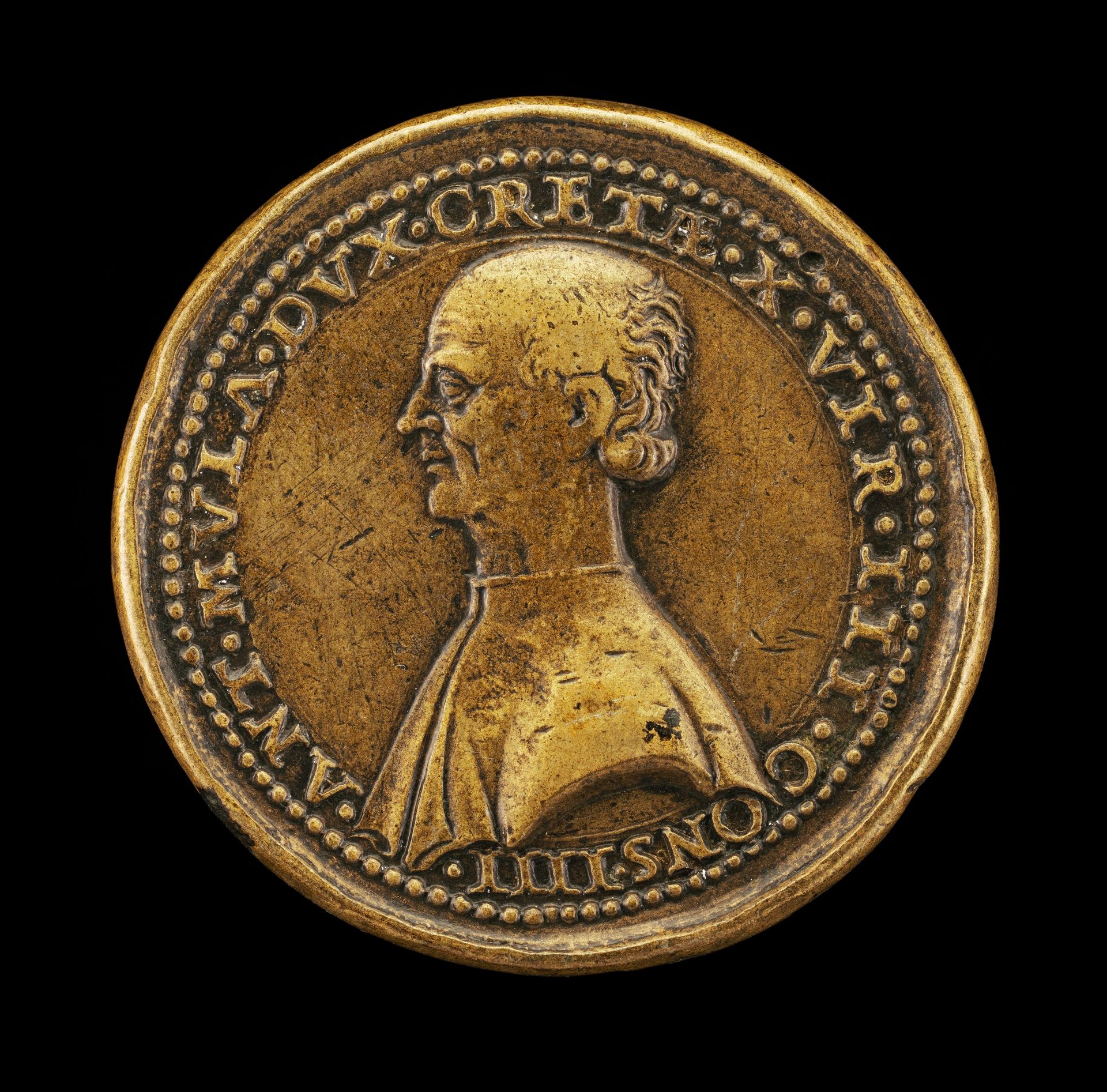 Antonio Da Mula, c. 1460-after 1539, Duke of Candia 1536 [obverse] by Andrea Spinelli