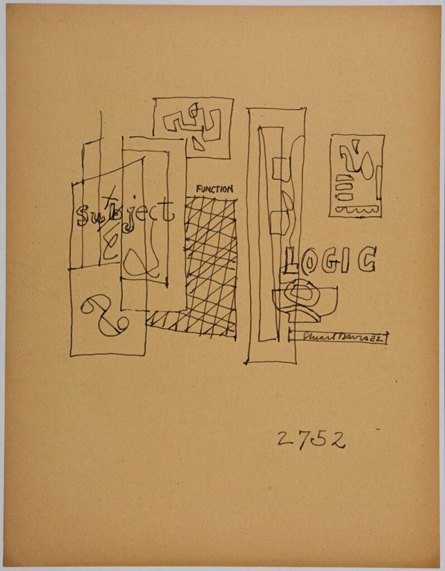 Sketch by Stuart Davis