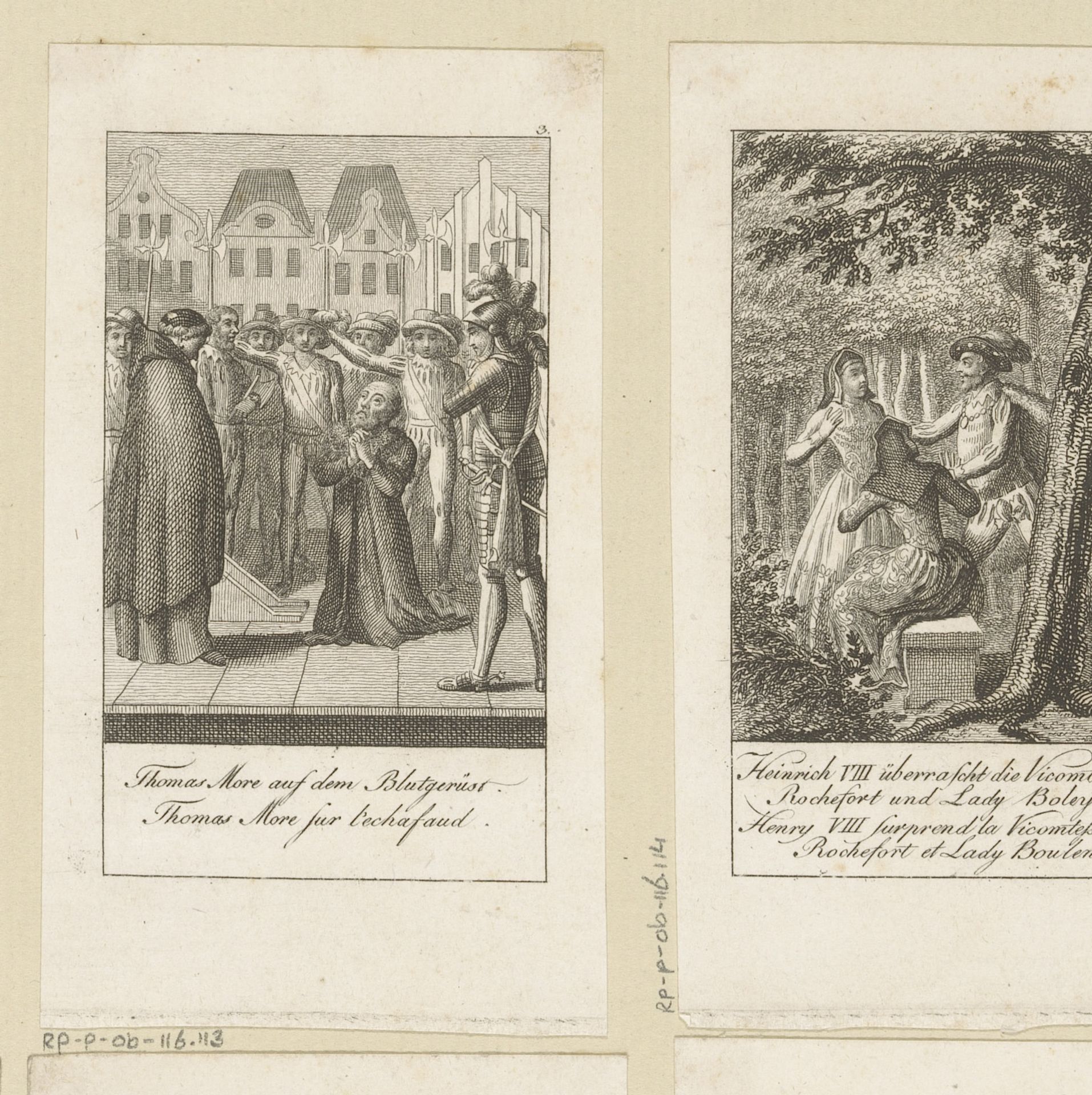 Voorstelling uit de geschiedenis van Hendrik VIII by Christian Gottlieb Geyser