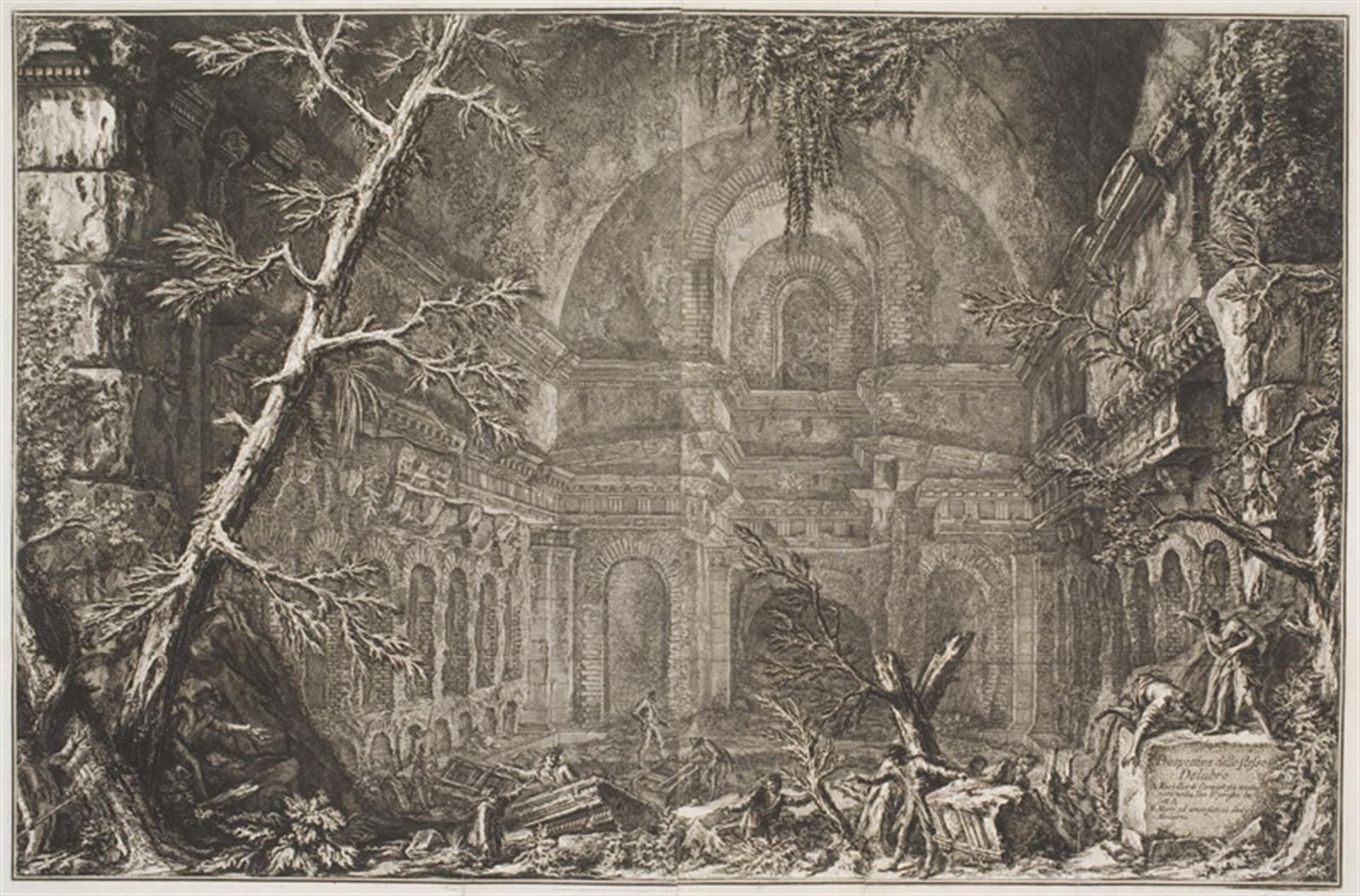 Prospettiva dello stesso delubro... by Giovanni Battista Piranesi