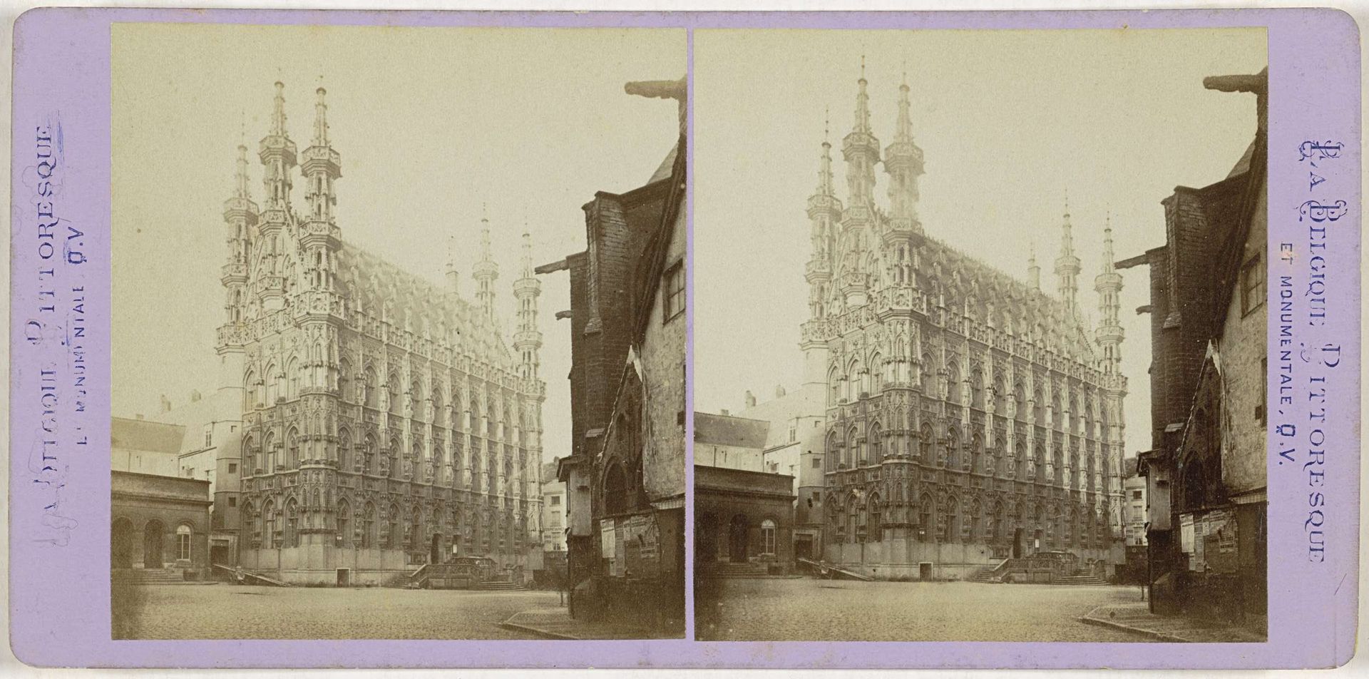 Stadhuis van Leuven by Jules Hippolyte Quéval