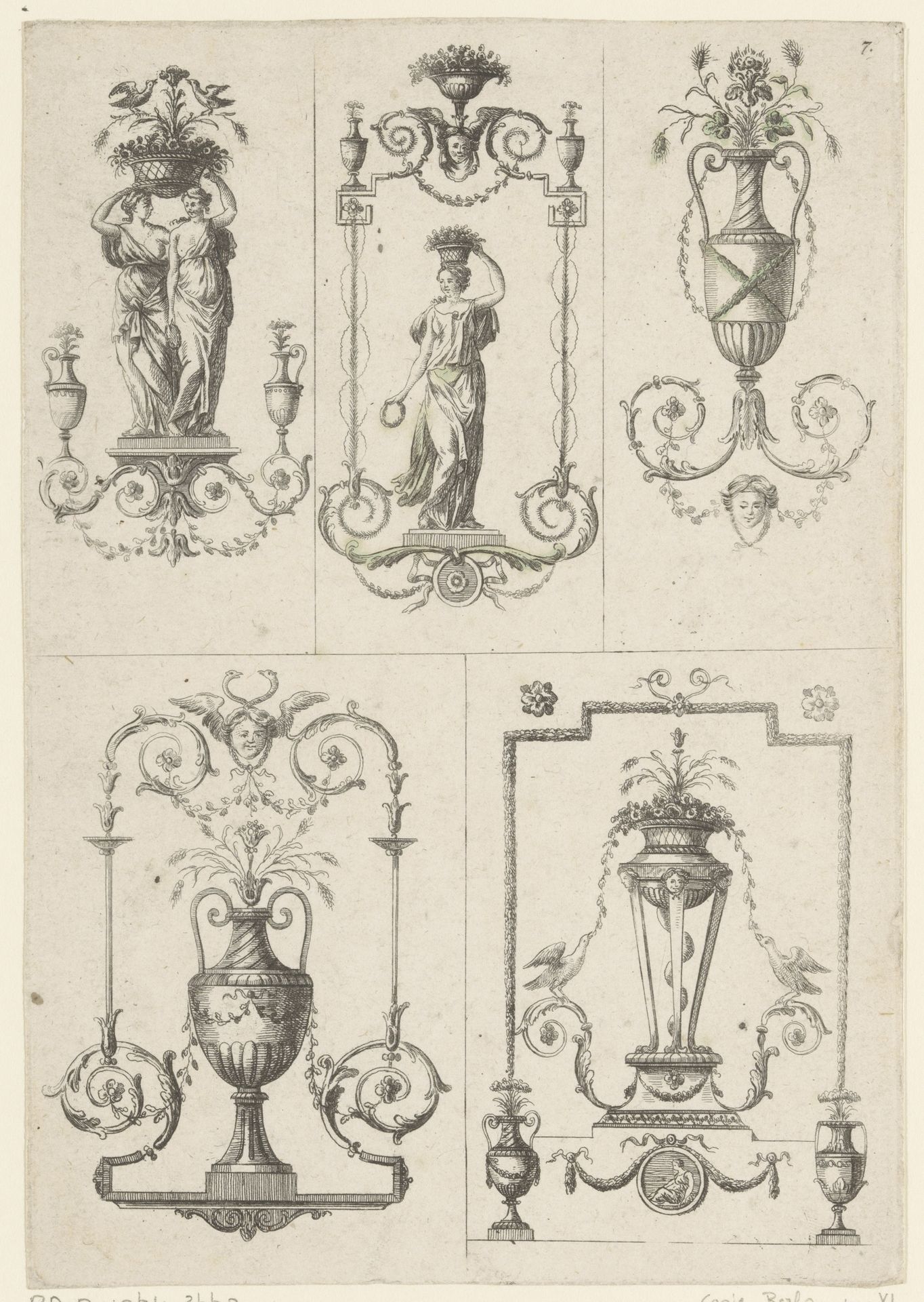 Vijf scènes met arabesken by Kollmann