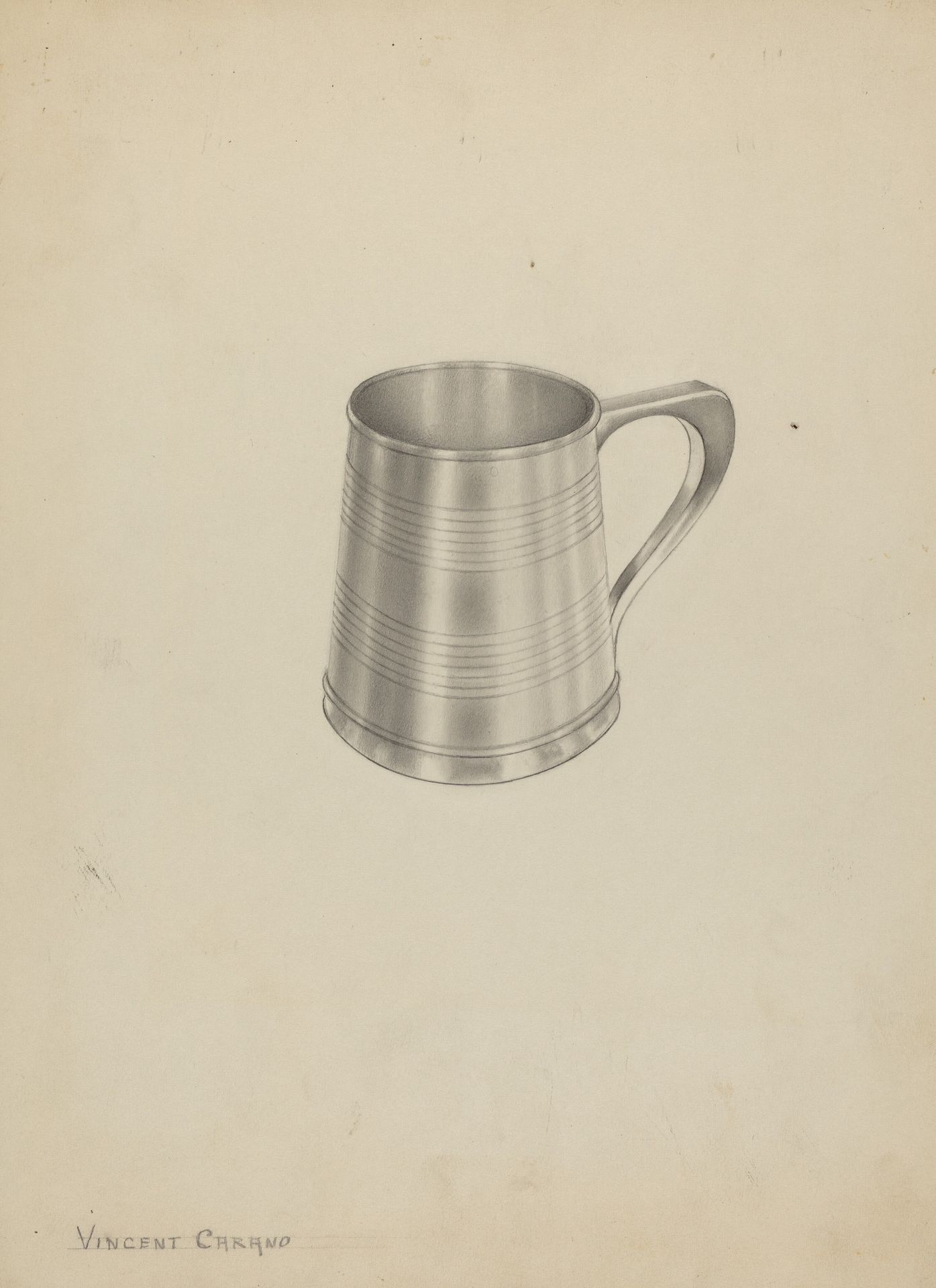 Silver Mug by Vincent Carano
