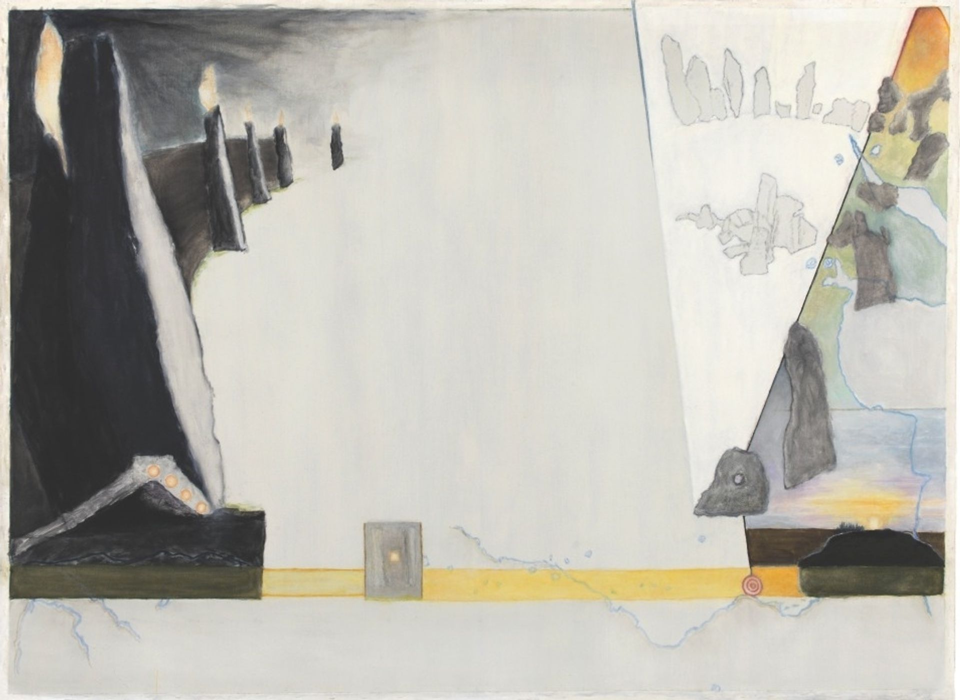 Dawn (Lines and Destinations) by Jo Baer
