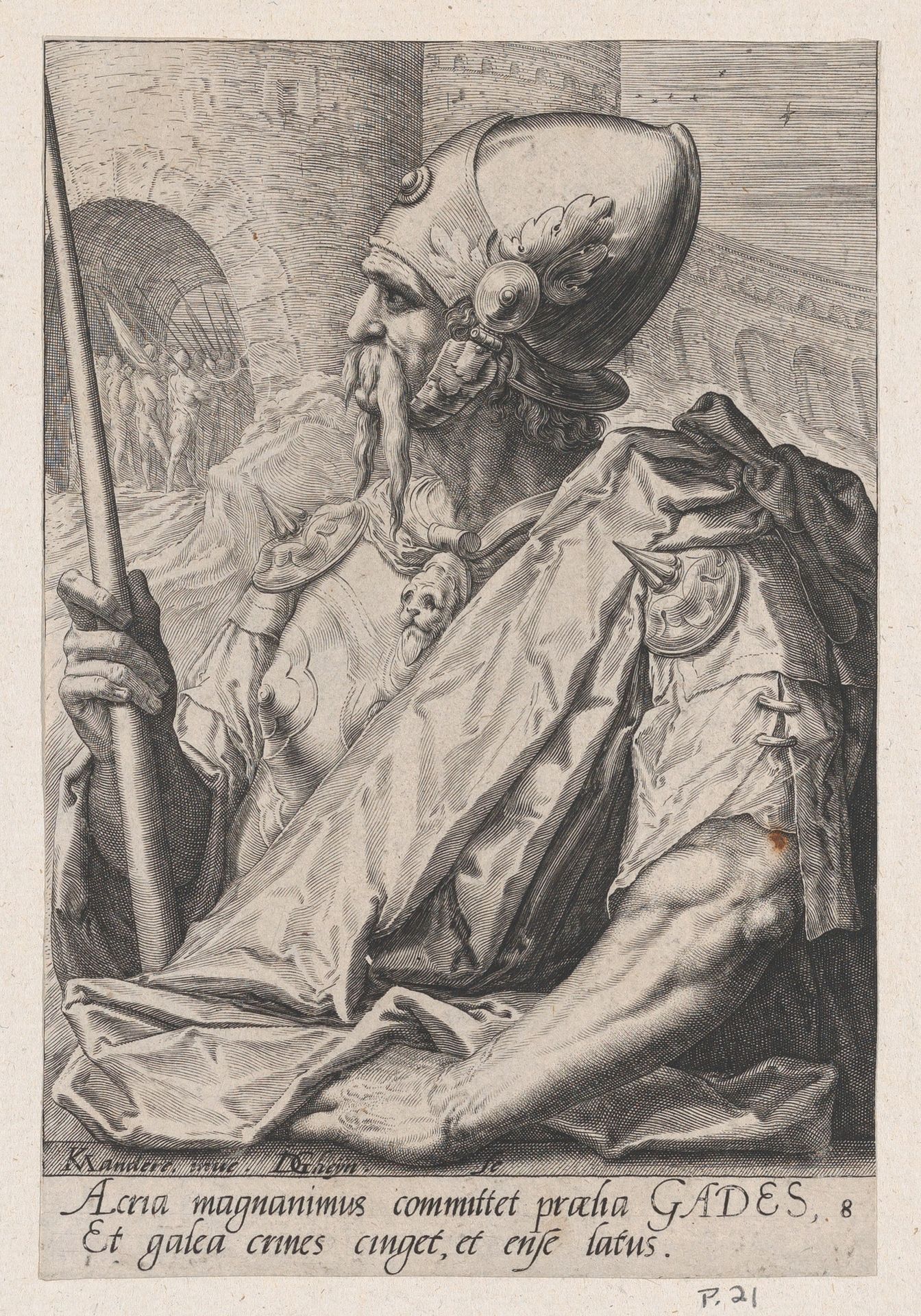 Gad, from "The Twelve Sons of Jacob" by Jacques de Gheyn II