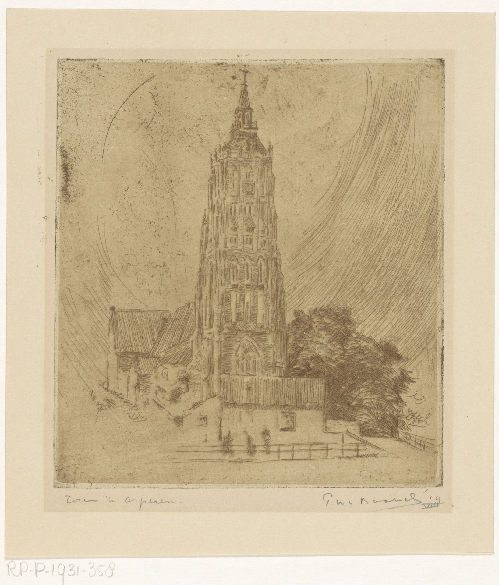 Toren van Asperen by Pieter Willem van Baarsel
