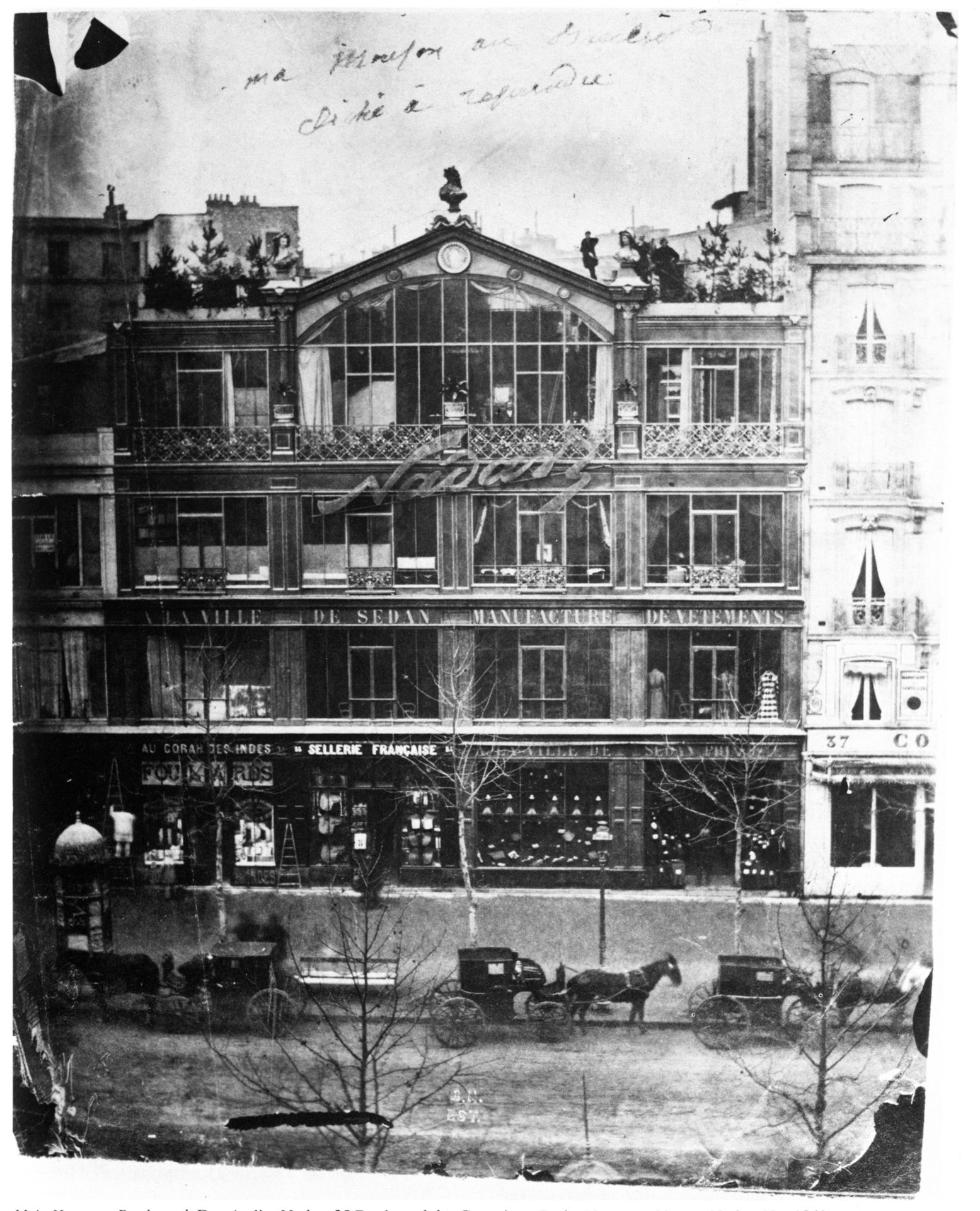 Atelier Nadar, 35 Boulevard Des Capucines by Felix Nadar