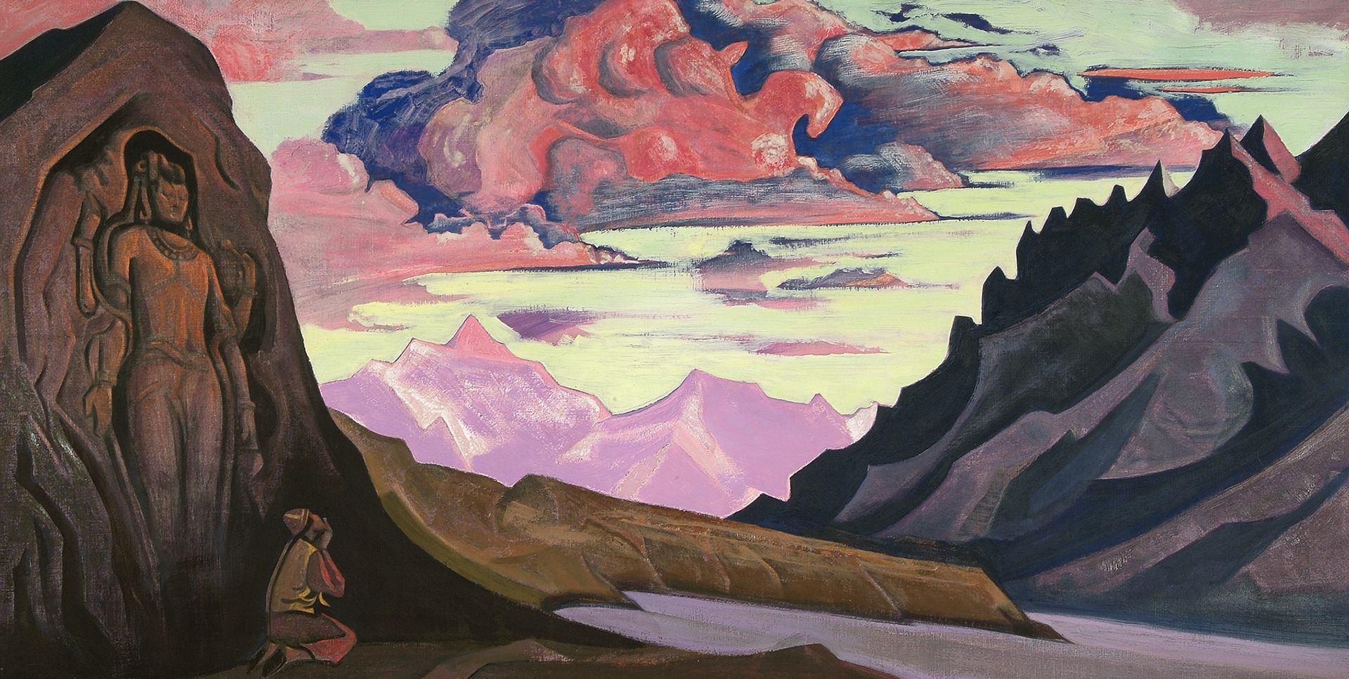 Maitreya the Conqueror by Nicholas Roerich