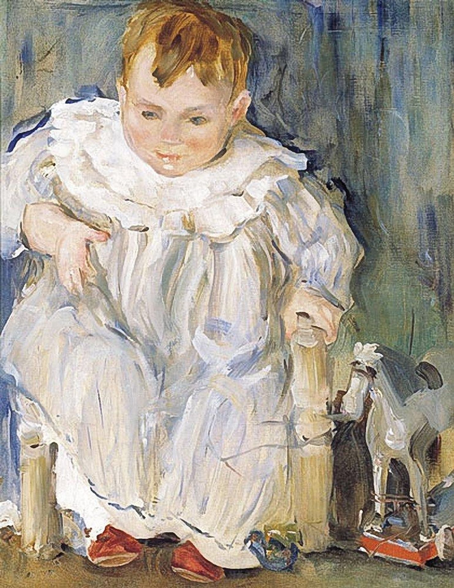 Portrait of a Boy by Boris Kustodiev