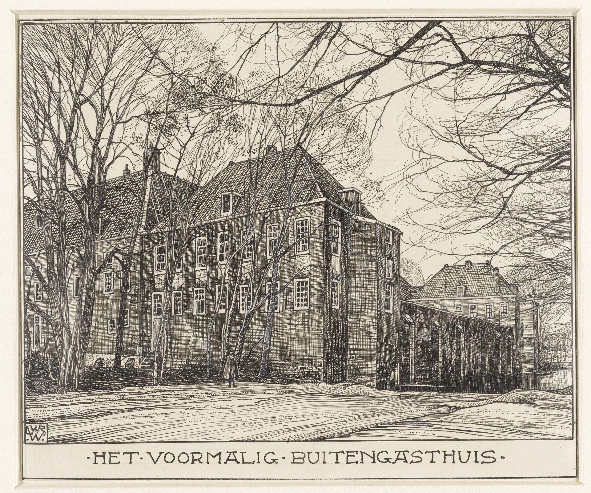 Het voormalig Buitengasthuis te Amsterdam by Willem Wenckebach